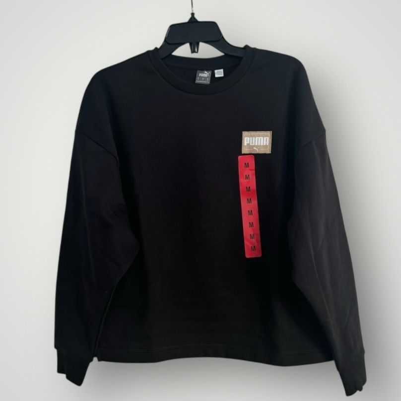 Puma PUMA Women's Fleece Crewneck Sweatshirt Badge M Size M / US 6-8 / IT 42-44 - 3 Thumbnail