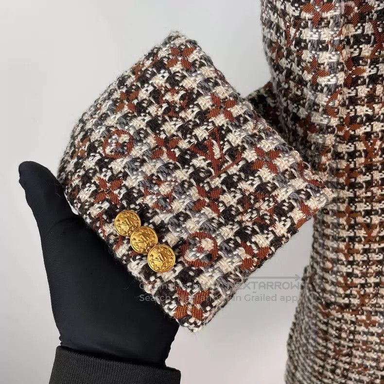Louis Vuitton Louis Vuitton Tweed blazer jacket Size XXS / US 00 / IT 34 - 4 Thumbnail