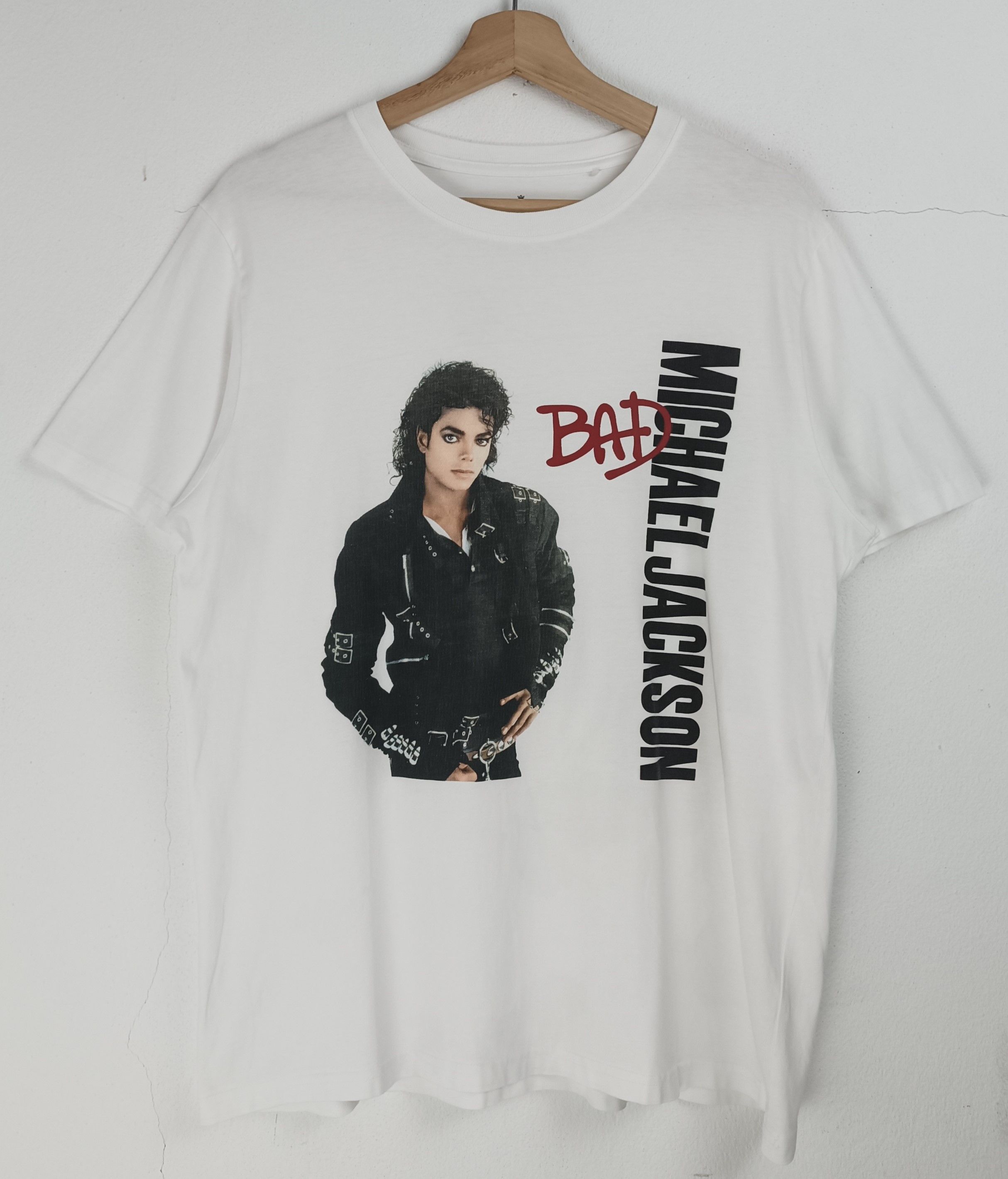 Vintage VINTAGE Y2K MICHAEL JACKSON BAD TEE MADONNA FREDDIE EMINEM Size US L / EU 52-54 / 3 - 3 Thumbnail