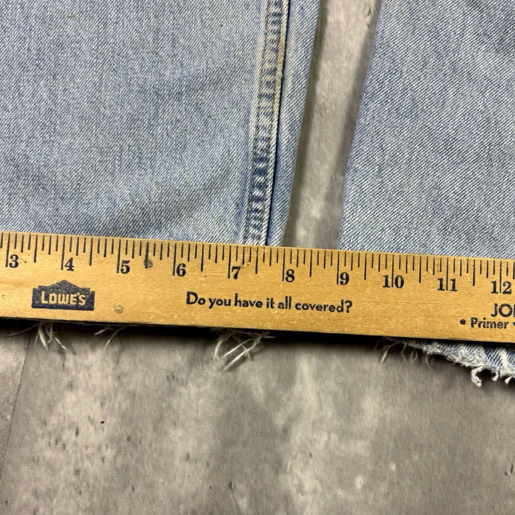 Levi's VINTAGE Levi's 550 Jeans Blue Light Wash Straight Mens 34x33 90s USA Size US 34 / EU 50 - 4 Thumbnail