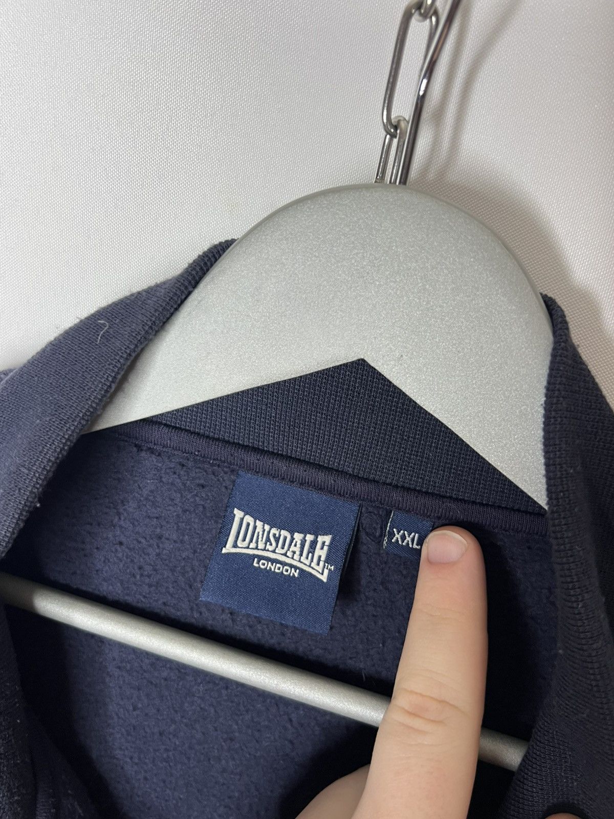 Lonsdale Vintage Lonsdale London Big Logo Full Zip Fleece Jacket Size US XXL / EU 58 / 5 - 8 Thumbnail