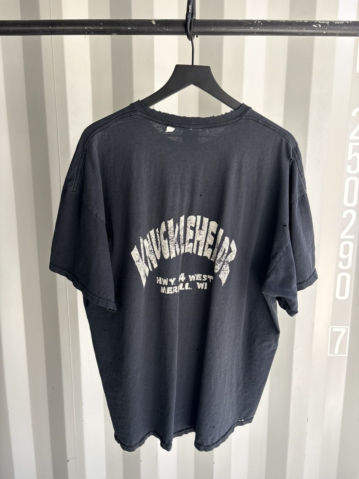 Vintage Vintage Knuckleheads Shirt Faded Thrashed Grunge Band Thrash Size US XXL / EU 58 / 5 - 1 Thumbnail