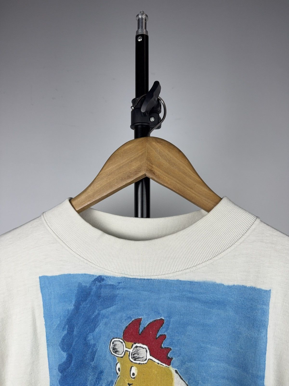 Vintage Retro 1993 Hand Painted Art T-Shirt Naive Outsider Graphic Size US L / EU 52-54 / 3 - 2 Thumbnail