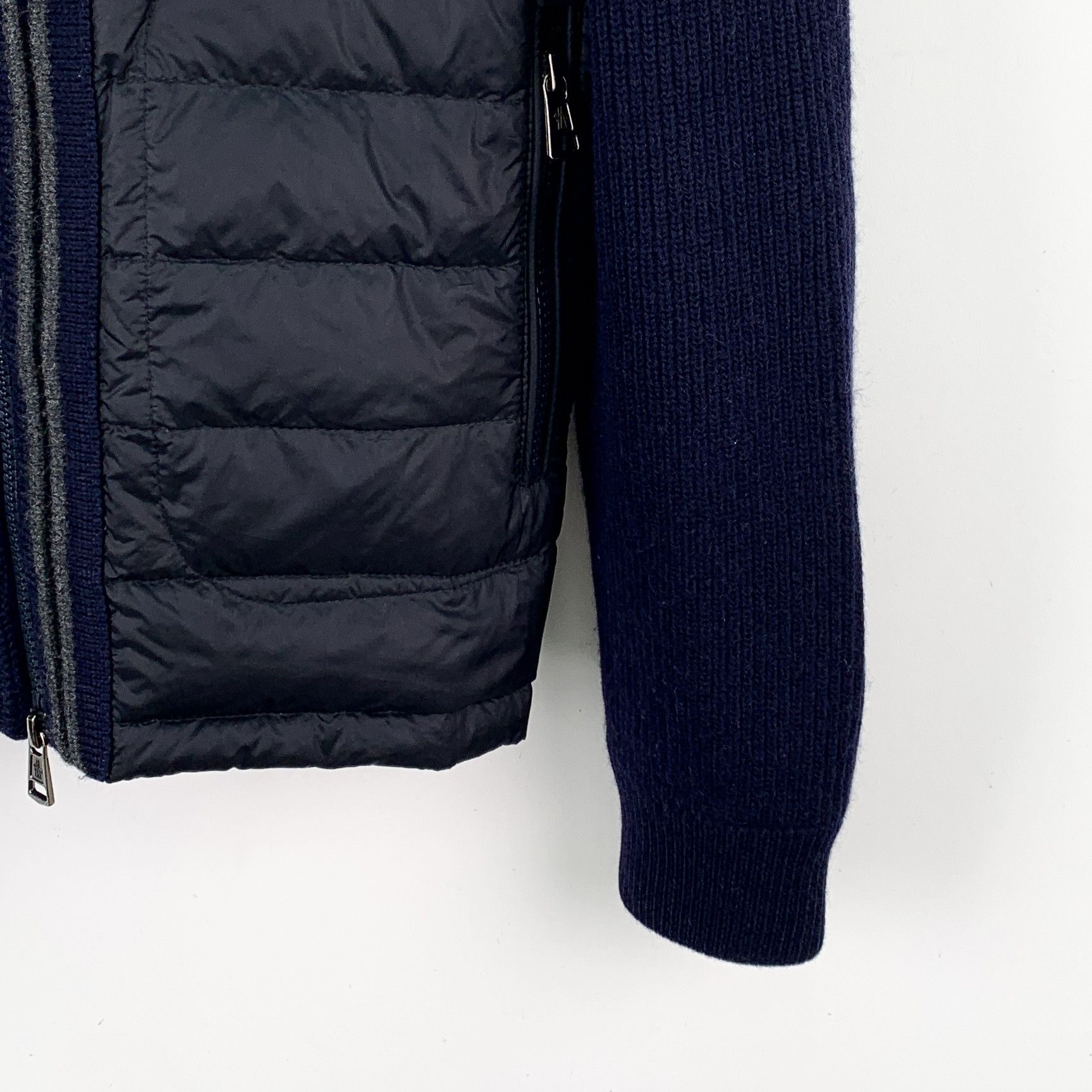 Moncler Moncler Maglione Tricot Hoodie Jacket Navy (S) Size US S / EU 44-46 / 1 - 4 Thumbnail