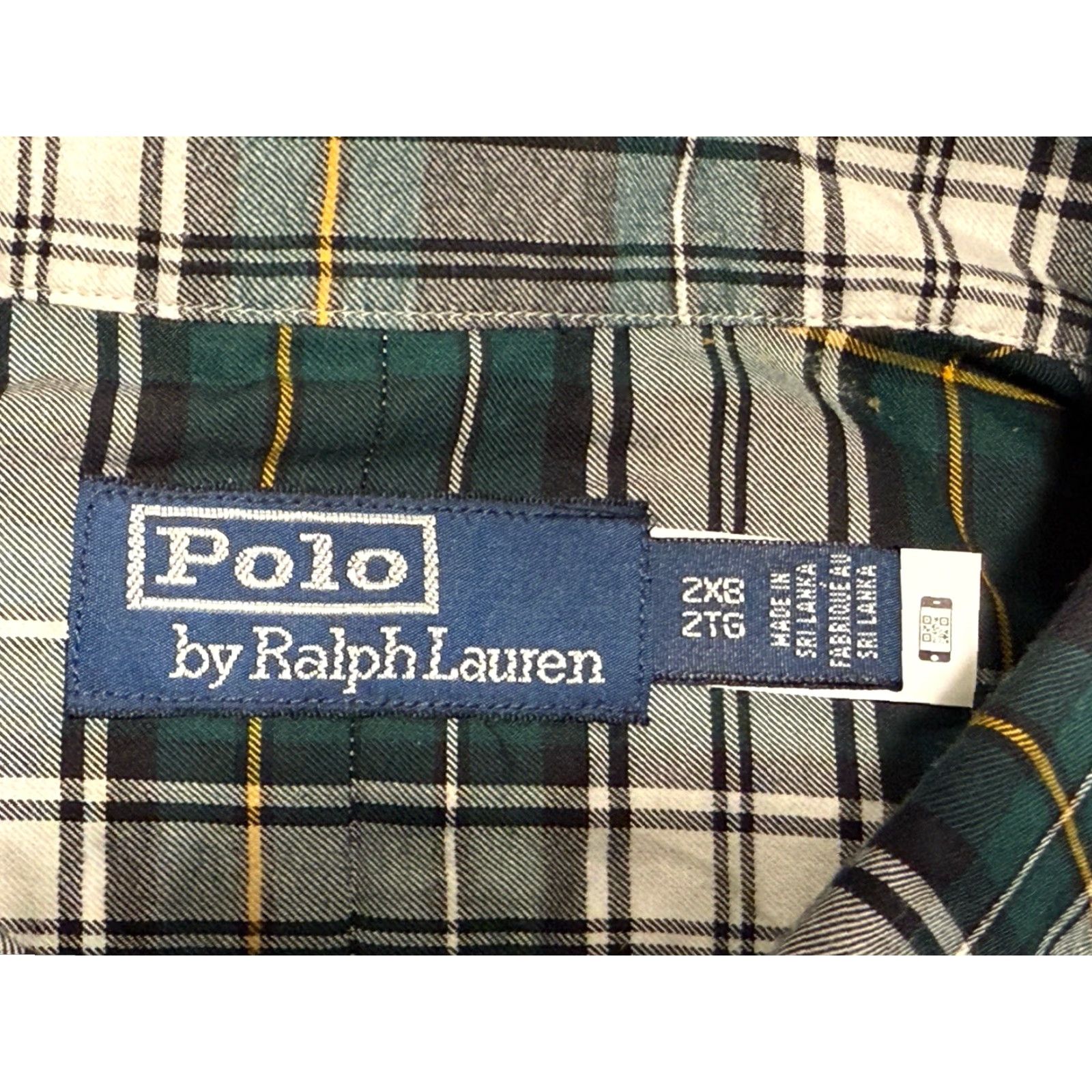 Polo Ralph Lauren Polo Ralph Lauren Shirt Long Sleeve Plaid Button Up Sz 2XB NWT Retail 15 Size US XXL / EU 58 / 5 - 6 Thumbnail