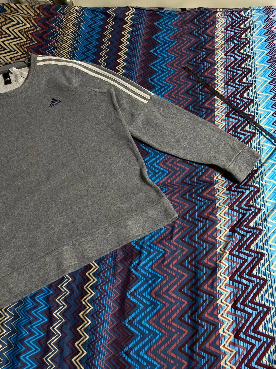 Adidas Vintage Adidas Sweatshirt Fleece Cropped Boxy Japanese Y2K Size US XL / EU 56 / 4 - 16 Thumbnail