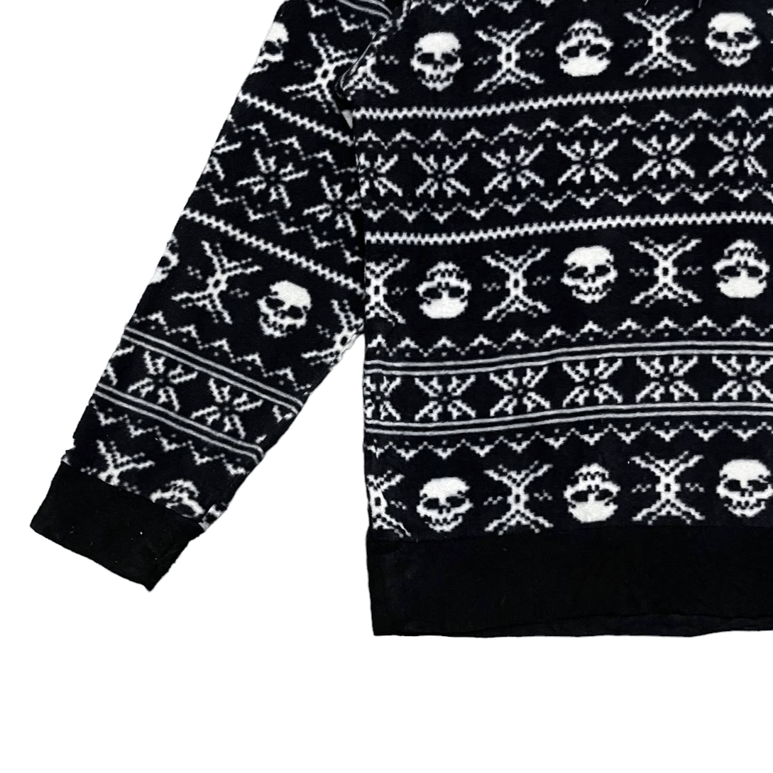 Japanese Brand Vintage Japanese Skulls Print Hoodie Pullover Size US L / EU 52-54 / 3 - 3 Thumbnail