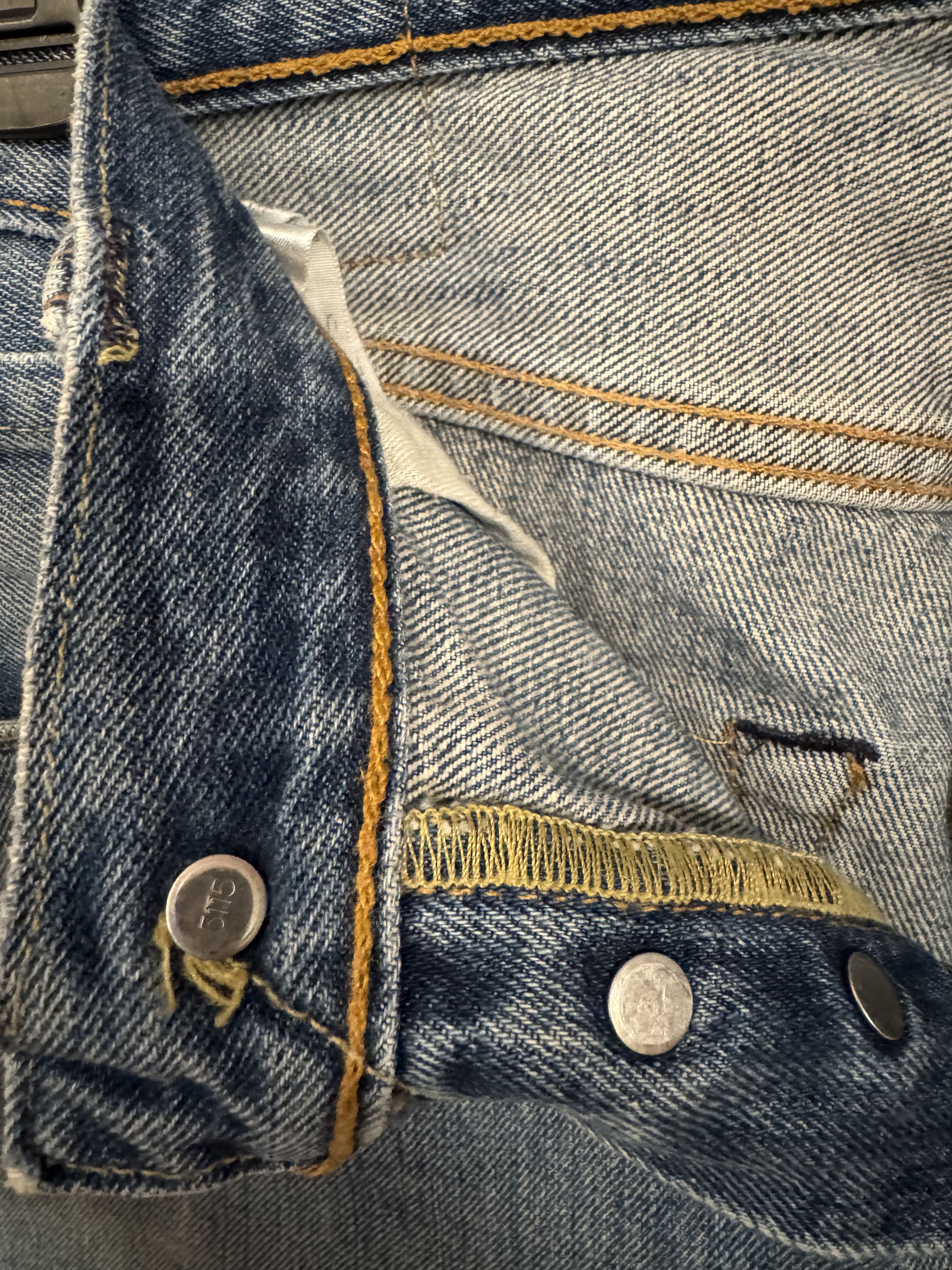 Levi's Levi's 501 32x32 Lt.Blue, Button Fly Cone Denim Non-selvedge Size US 32 / EU 48 - 5 Thumbnail