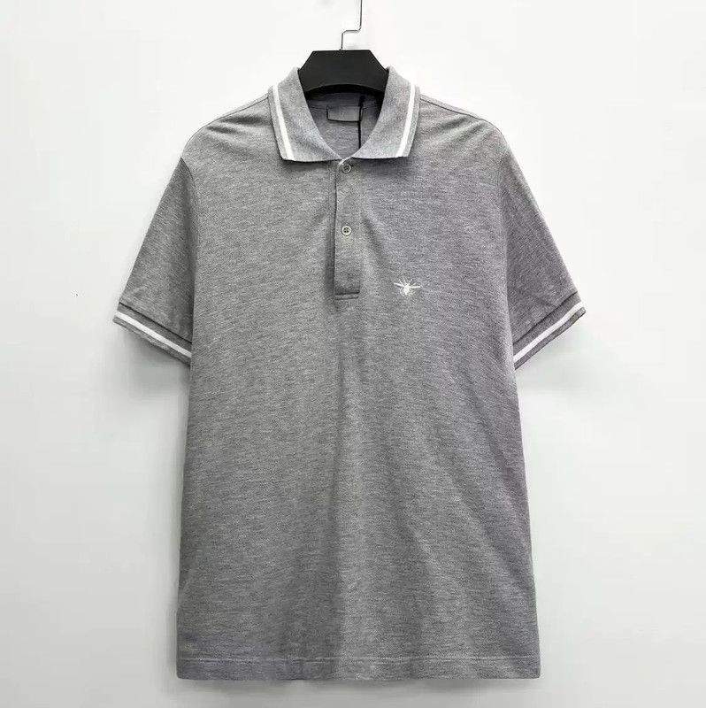 Dior Dior Grey Cotton Blend Embroidered Logo T-Shirt 0089 Size XS / US 0-2 / IT 36-38 - 1 Thumbnail