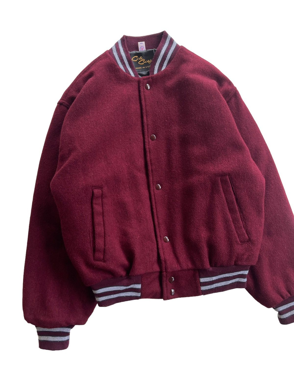 Vintage 80s Cal Craft USA Wool Varsity Jacket Size US M / EU 48-50 / 2 - 5 Thumbnail