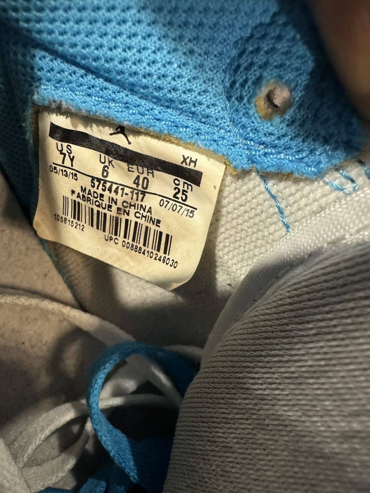 Jordan Brand Jordan 1 Retro High OG UNC Size US 8.5 / IT 38.5 - 9 Thumbnail