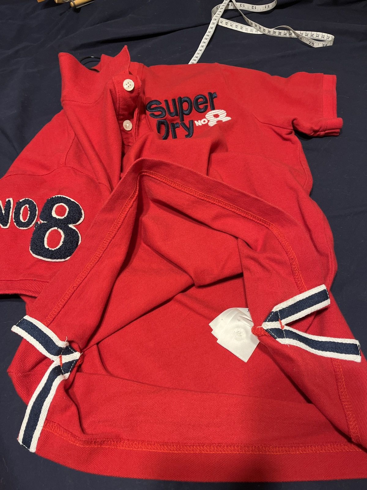 Superdry Rare Red Super Dry no 8 in Lg Size US L / EU 52-54 / 3 - 6 Thumbnail