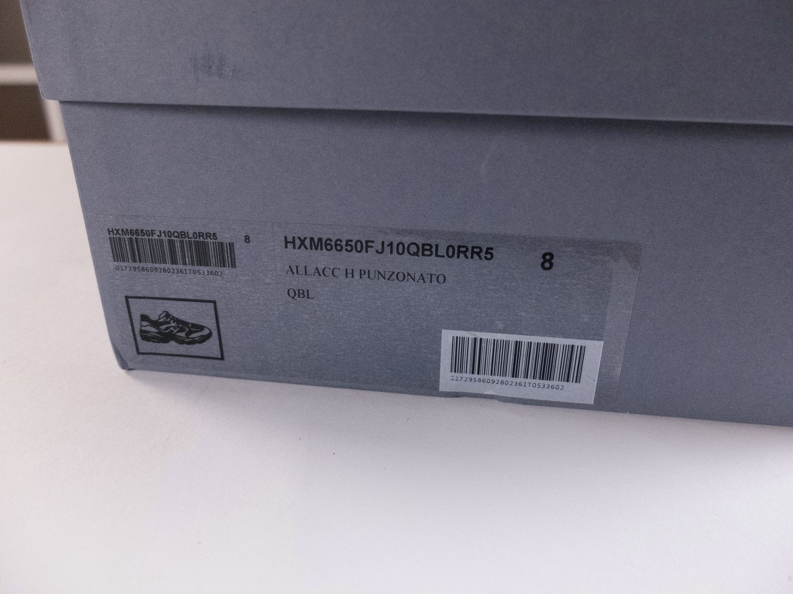 Hogan HOGAN gray & white panelled suede leather sneakers 9 / 42 Size US 9 / EU 42 - 13 Thumbnail