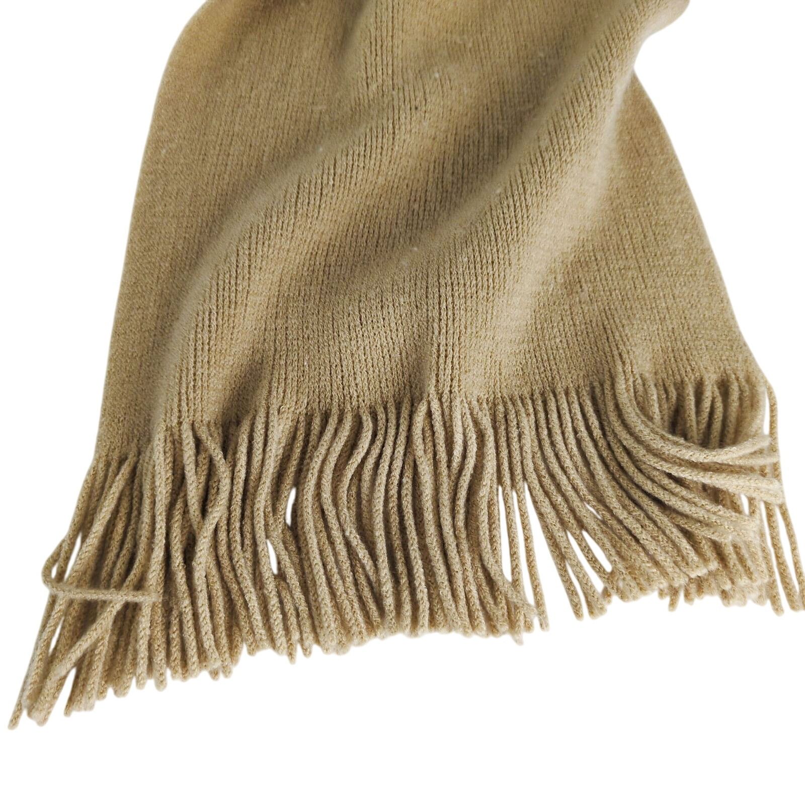 Other Echo Soft Made in Japan Beige Tan Neck Scarf w/ Fringe Size ONE SIZE - 5 Thumbnail