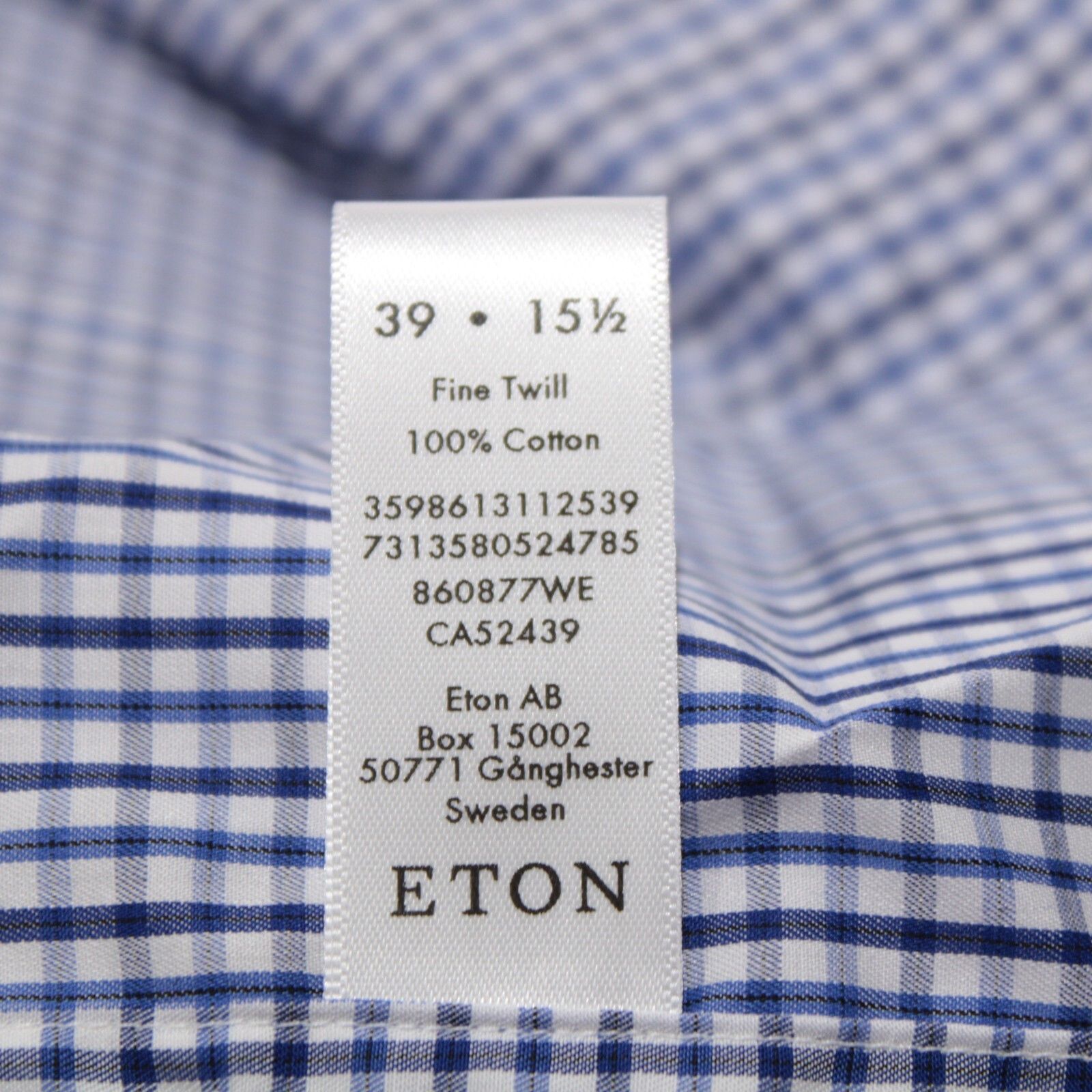 Eton Eton New with tags Shirt Size M US In Blue Size US M / EU 48-50 / 2 - 5 Thumbnail
