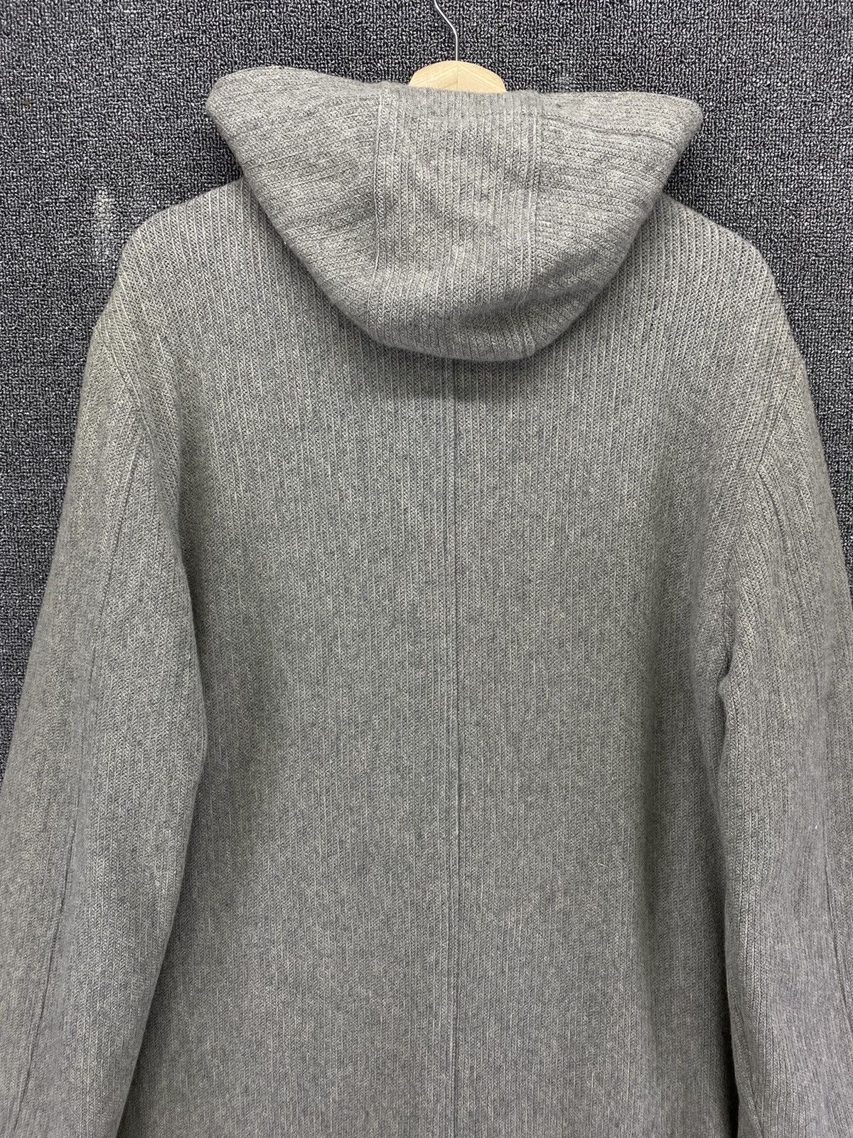 Yohji Yamamoto Vintage Yohji Yamamoto A.A.R Hoodie Wool Long Jacket Size US L / EU 52-54 / 3 - 15 Thumbnail