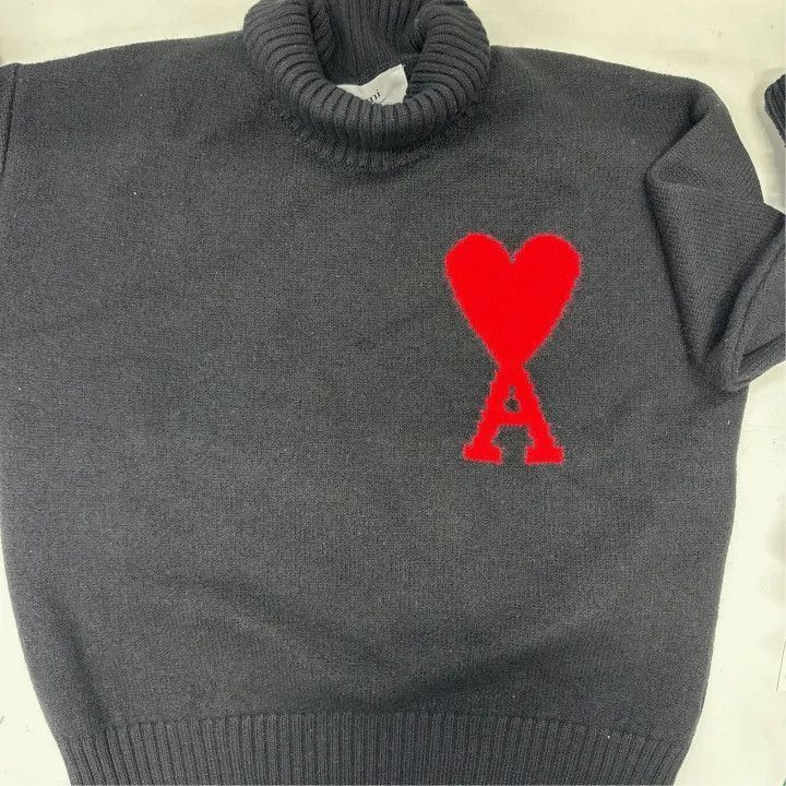 Other AMIPARIS Heart Pattern Wool Sweater for All -2507 Size US XS / EU 42 / 0 - 7 Thumbnail
