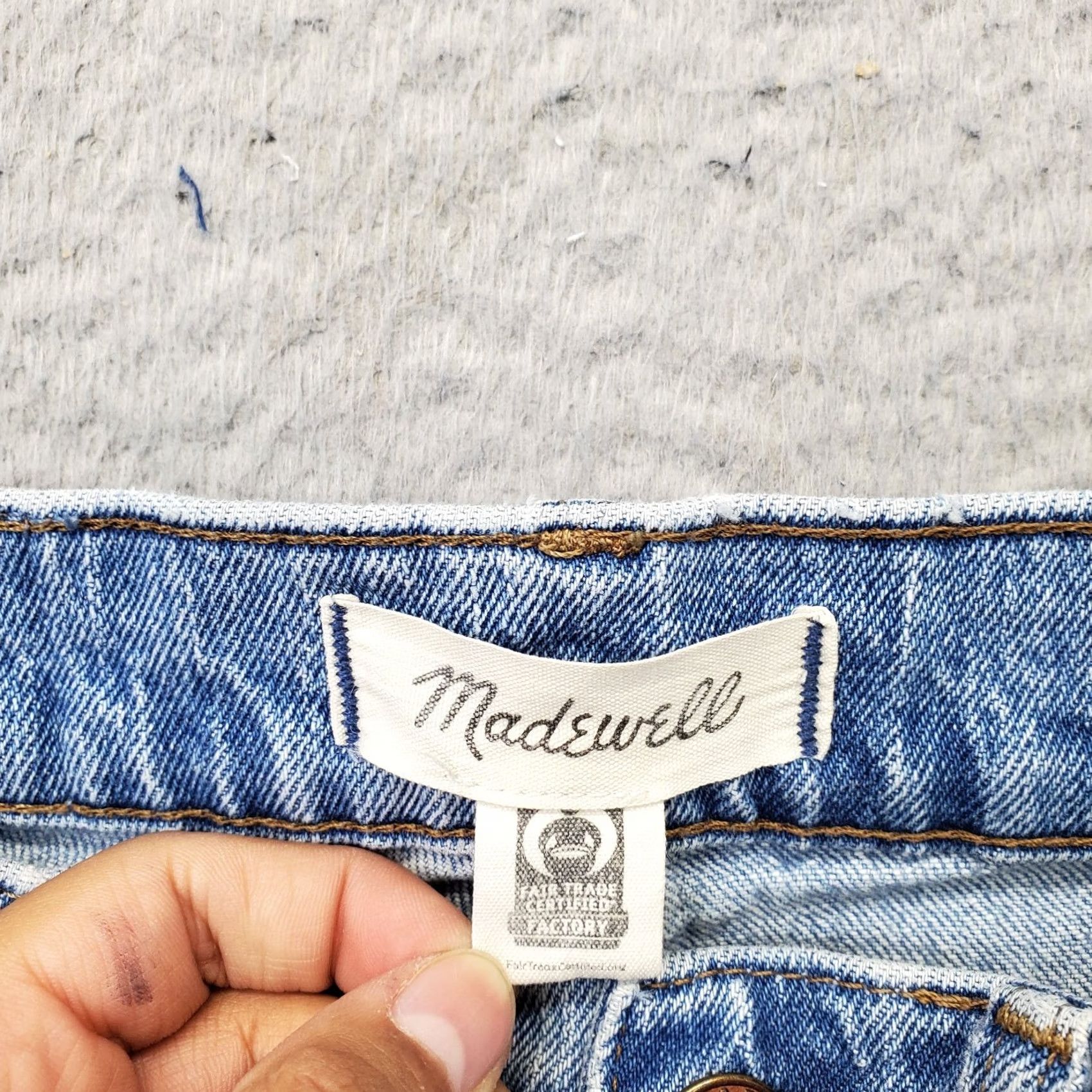 Madewell VINTAGE Madewell Jeans Womens Size 24 Blue Denim Stretch Regular Fit Size 42" / US 20 - 7 Thumbnail