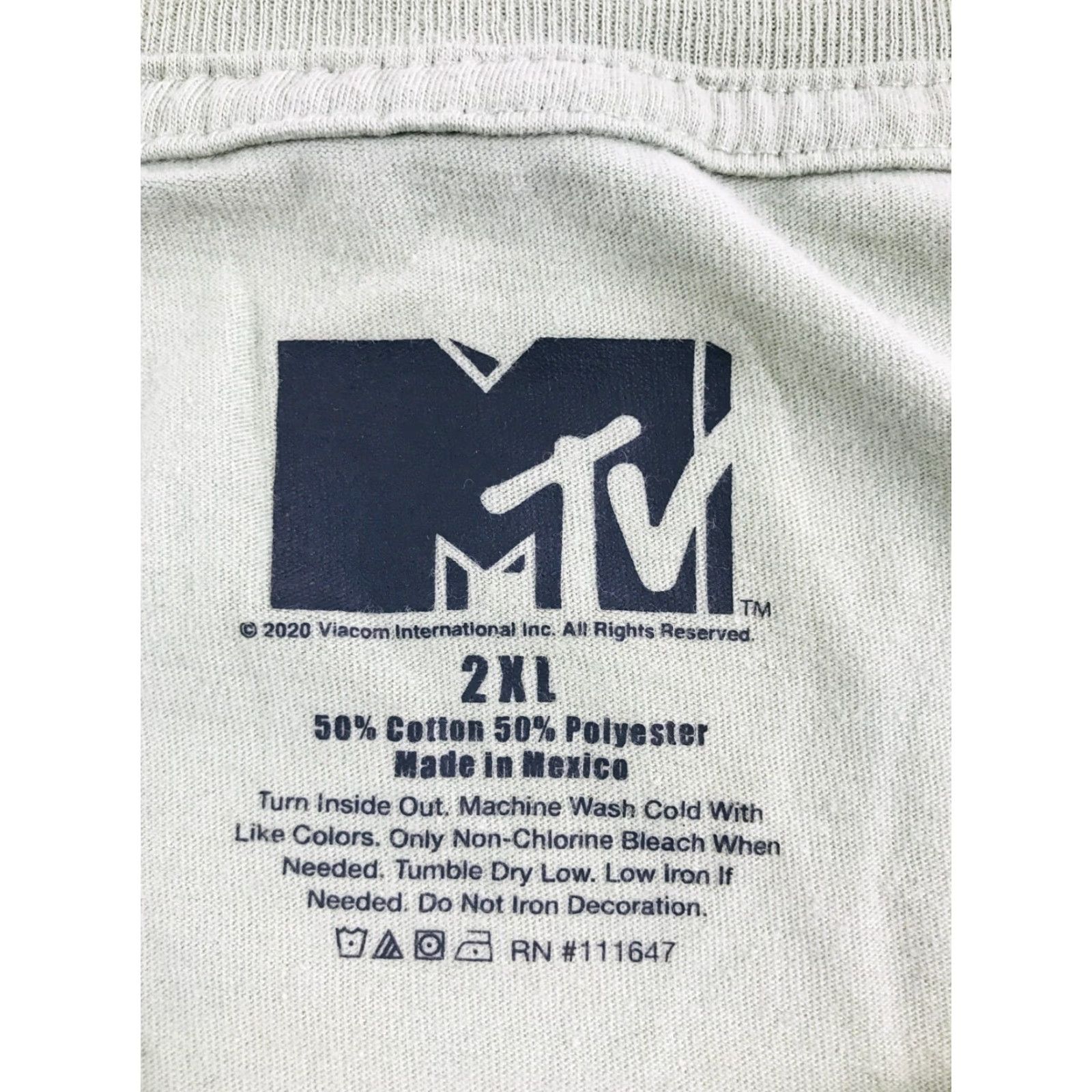 Vintage MTV T-Shirt Women Green 2XL Short Sleeve Round Neck MTV Graphic Print Vintage? No (adjust to non-vintage) Size XXL / US 16-18 / IT 52-54 - 5 Thumbnail