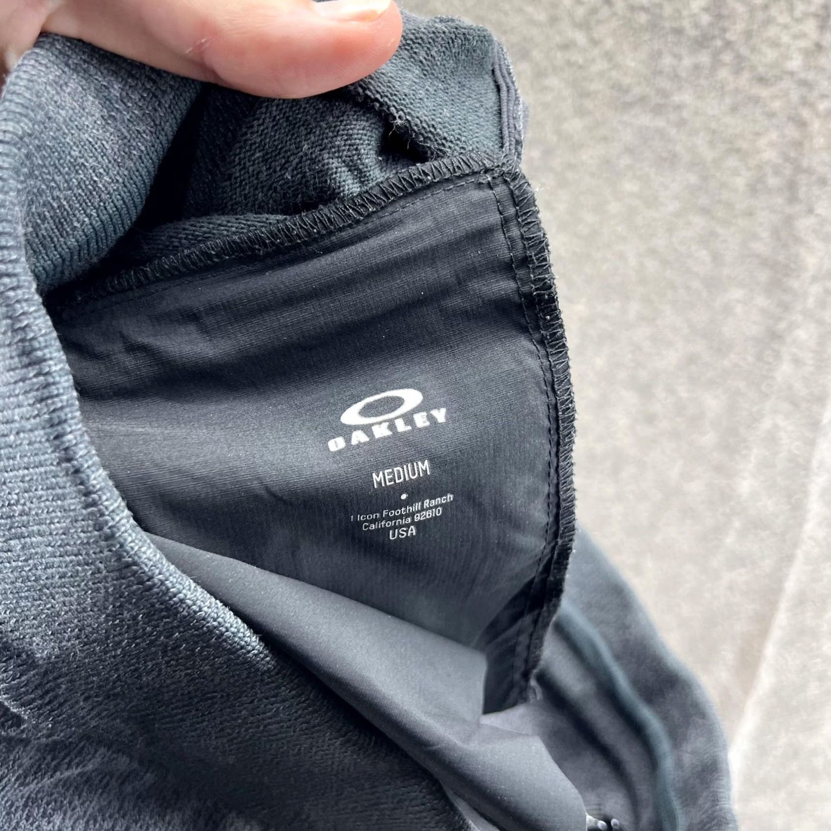 Oakley Oakley Jogger Pants Womens Medium Gray Knit Elastic Waist Zip Pocket Athletic Size 32" / US 10 / IT 46 - 5 Thumbnail