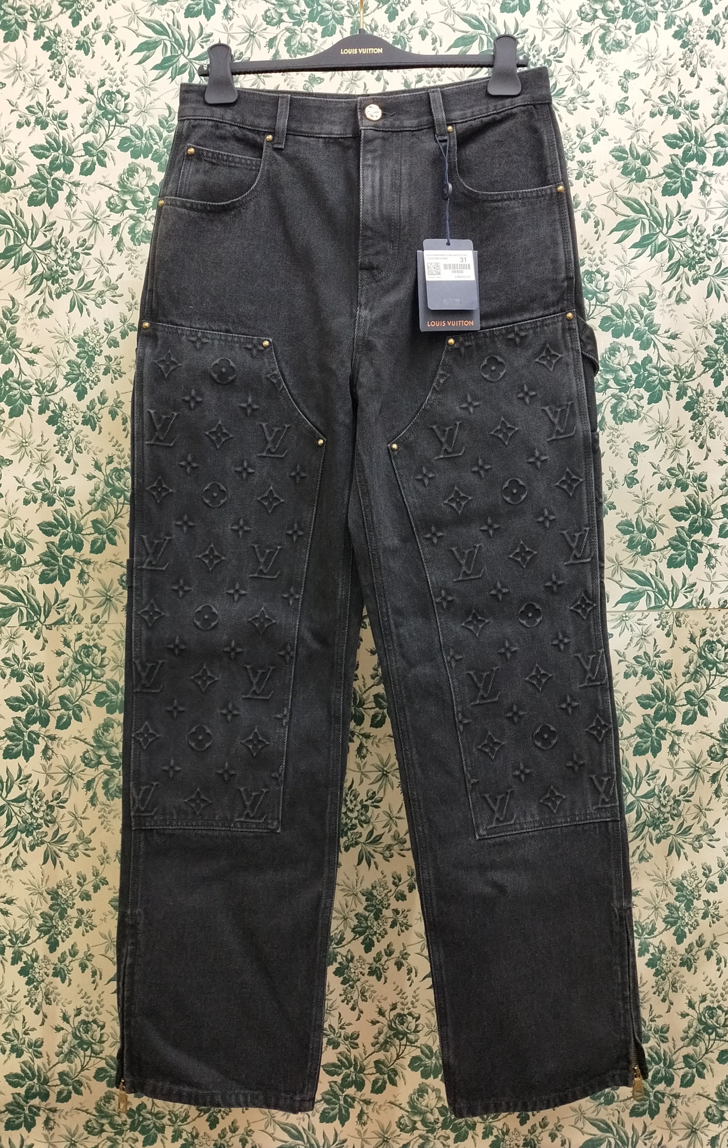 Louis Vuitton vintage denim pants outlet