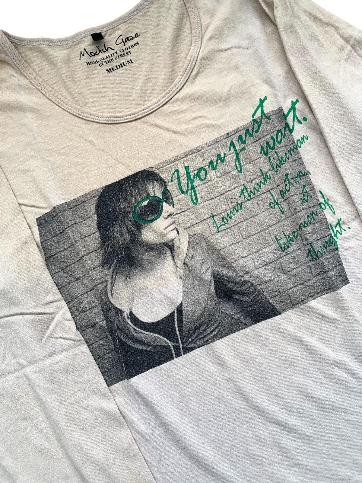 Japanese Brand 2000s japanese archive modish gaze y2k longsleeve tee Size US M / EU 48-50 / 2 - 2 Thumbnail