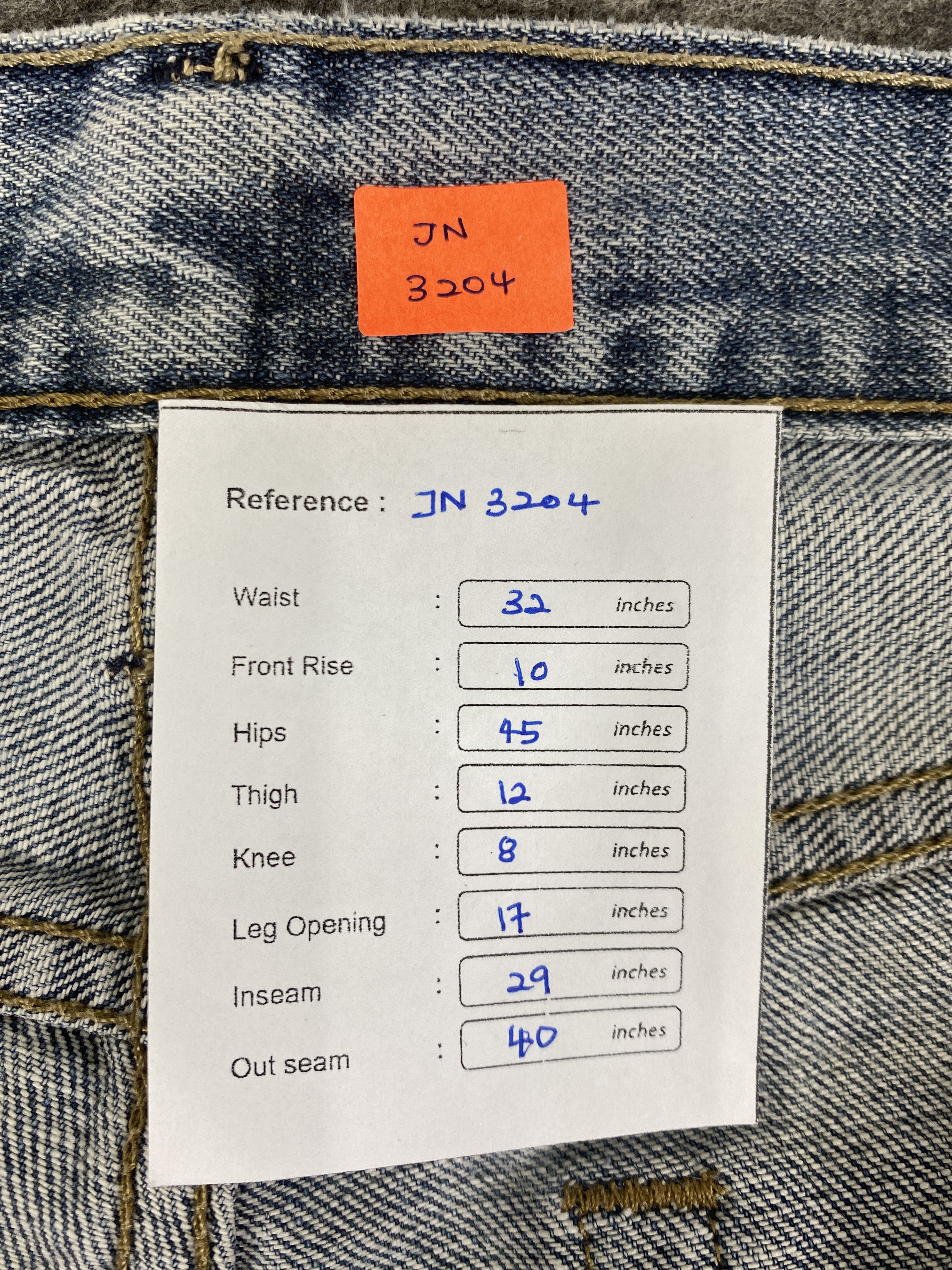 Levi's Dirty Faded Blue Vintage Levis 527 Flare Jeans 32x29 -JN3204 Size US 32 / EU 48 - 8 Thumbnail