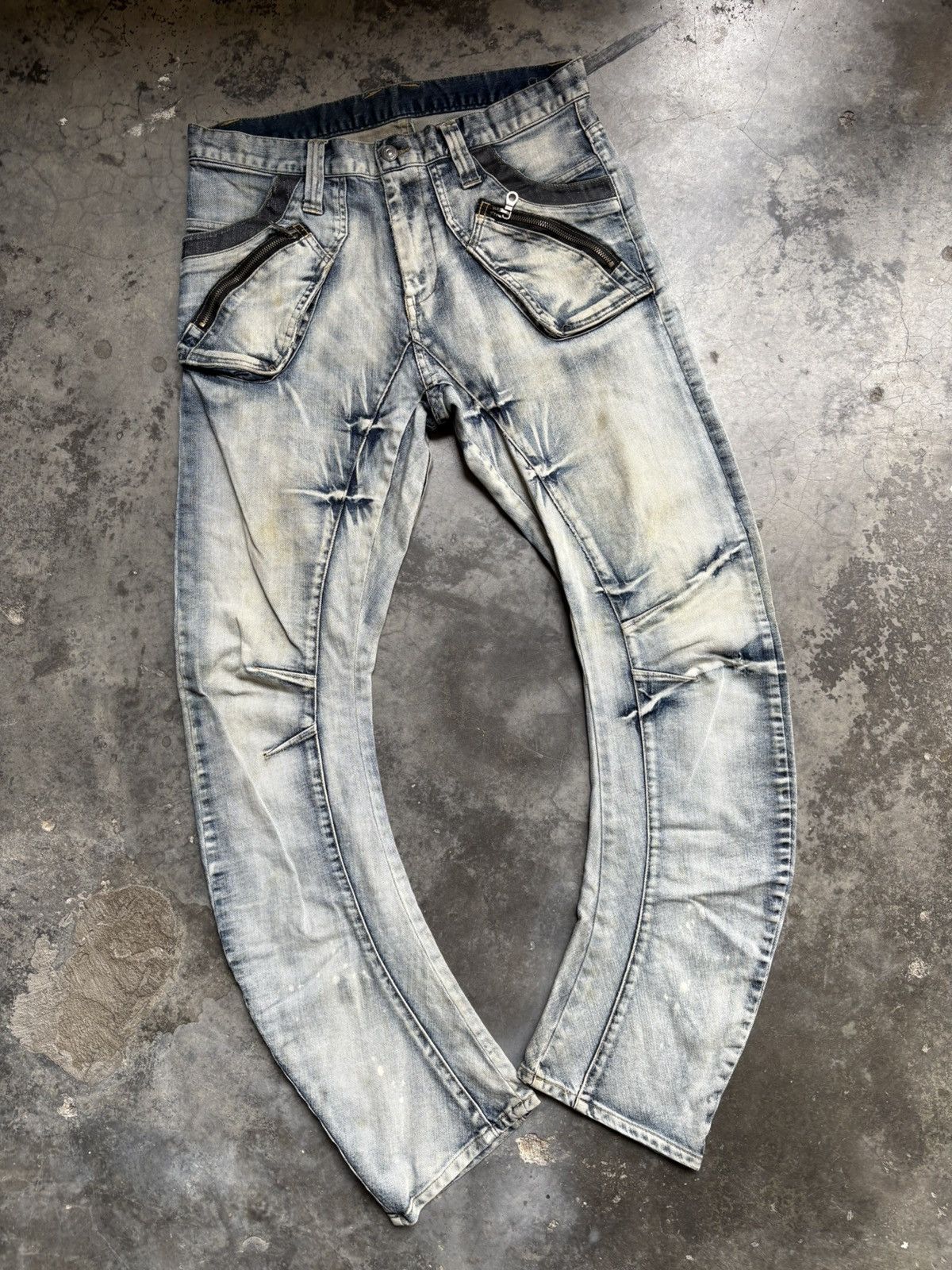 Japanese Brand × PPFM PPFM banana shape multipocket jeans Size US 33 - 2 Thumbnail