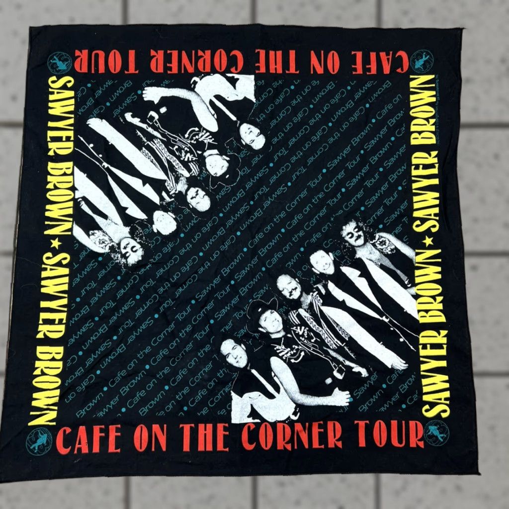 Vintage VINTAGE The Sawyer Brown Band Bandana Shank er... Size ONE SIZE - 1 Thumbnail