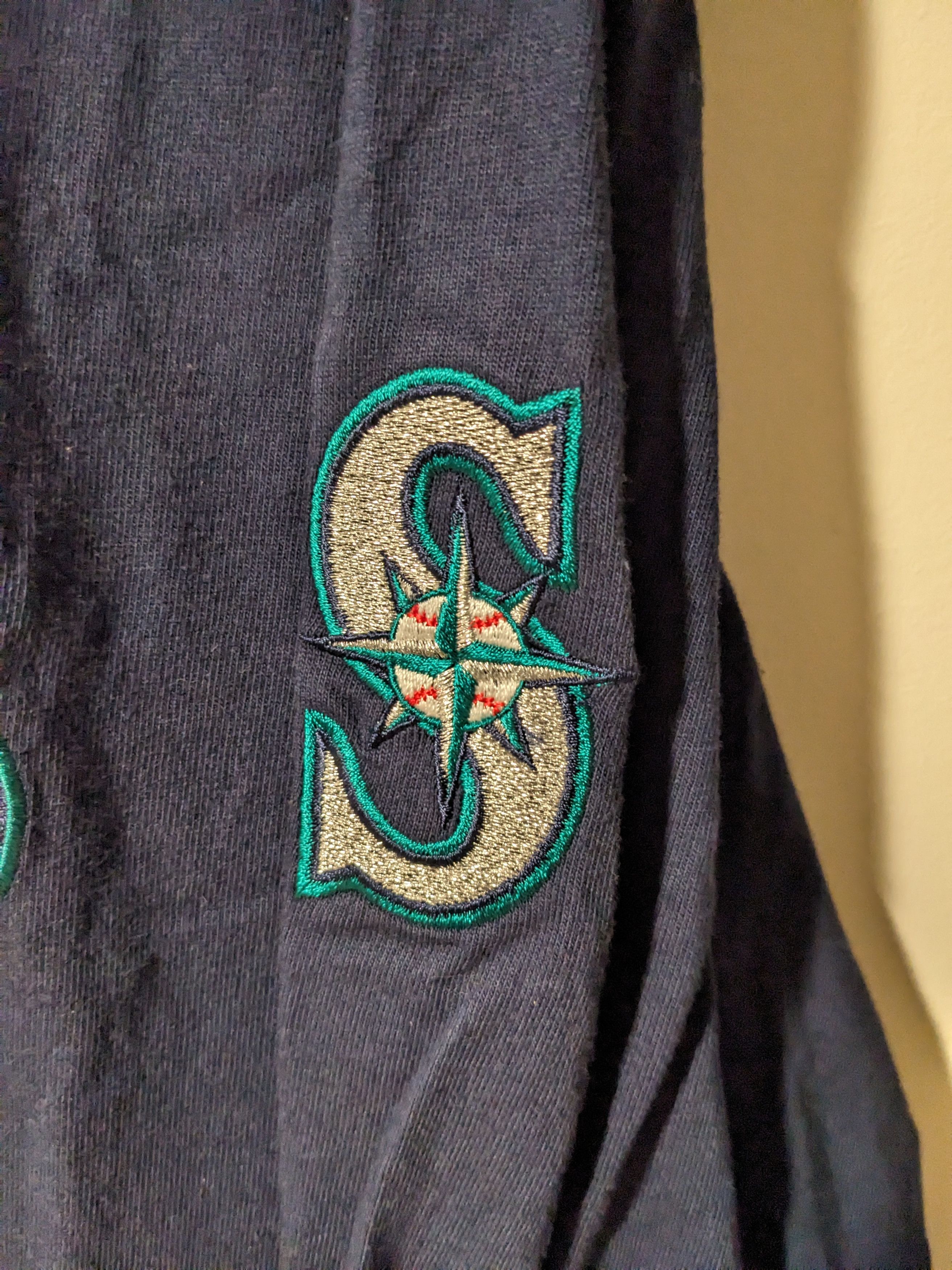 Nike × Vintage Vintage Y2K Seattle Mariners Nike Center Long-Sleeve T-Shirt Size US L / EU 52-54 / 3 - 4 Thumbnail