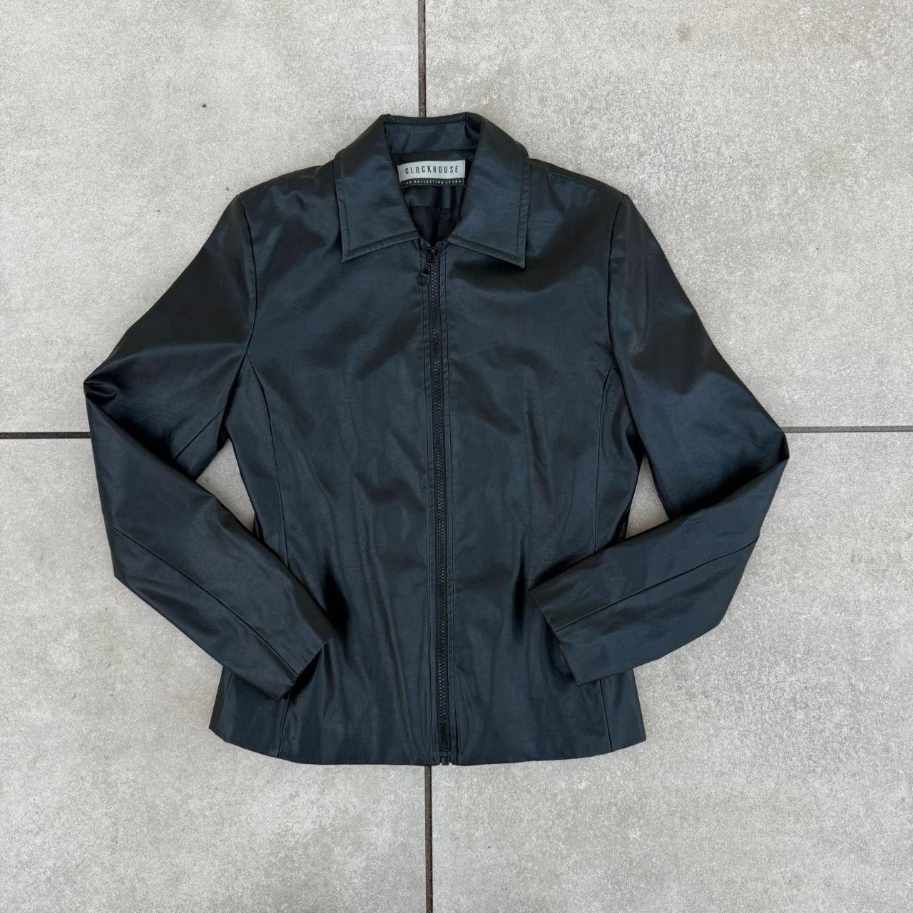 Vintage Vintage 90s Cropped Jacket Black Retro Moto Size US S / EU 44-46 / 1 - 1 Thumbnail