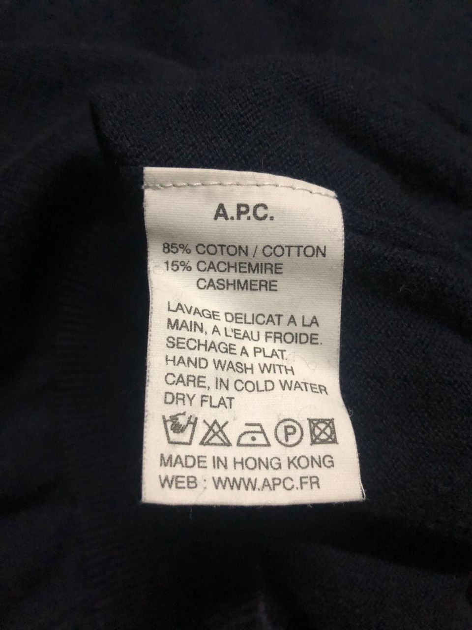 A.P.C. Archive💥 A.P.C V Neck Knit Sweater Size US M / EU 48-50 / 2 - 6 Thumbnail