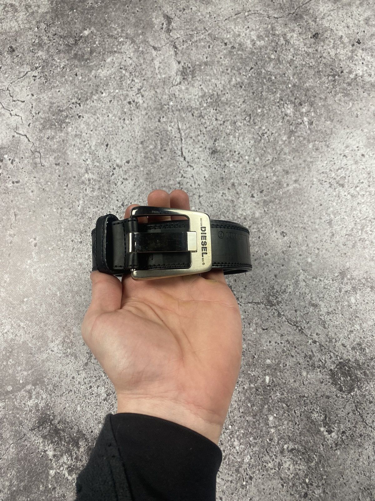 Diesel × Japanese Brand × Vintage Vintage Y2K Diesel Logo Real leather Motor Belt monogram Size ONE SIZE - 2 Thumbnail