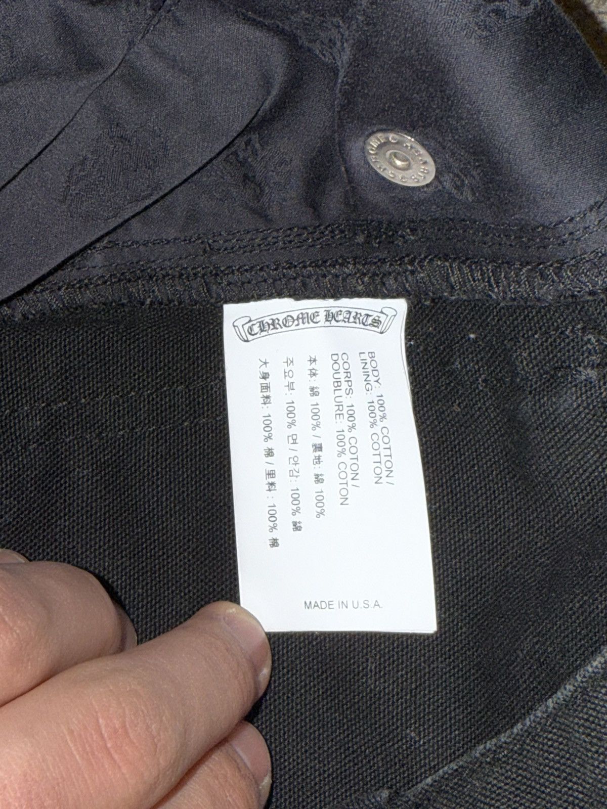 Chrome Hearts Chrome Hearts Black Denim Work Pant Size US 30 / EU 46 - 11 Thumbnail