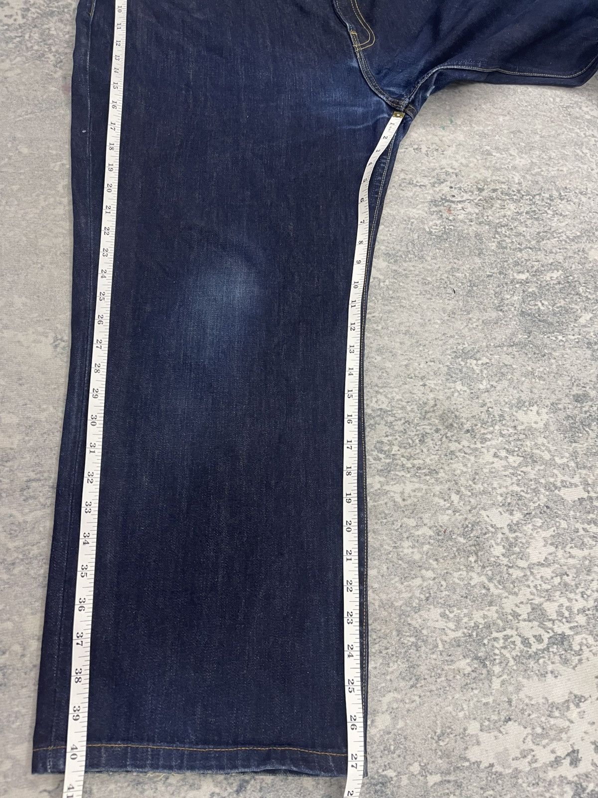 Levi's Vintage Levi's 502 Big E Selvedge Redline Denim Jeans Size US 44 / EU 60 - 20 Thumbnail