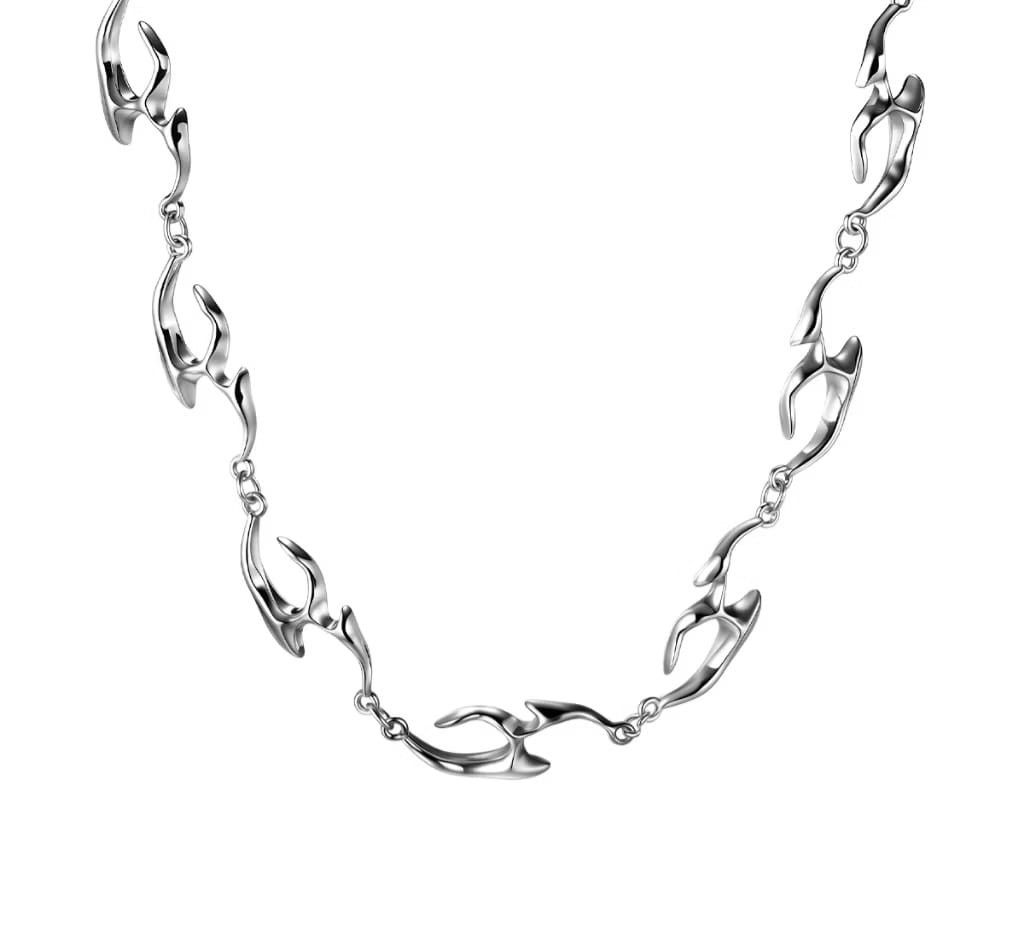 Jewelry Volux Irregular Metal Necklace Size ONE SIZE - 1 Thumbnail