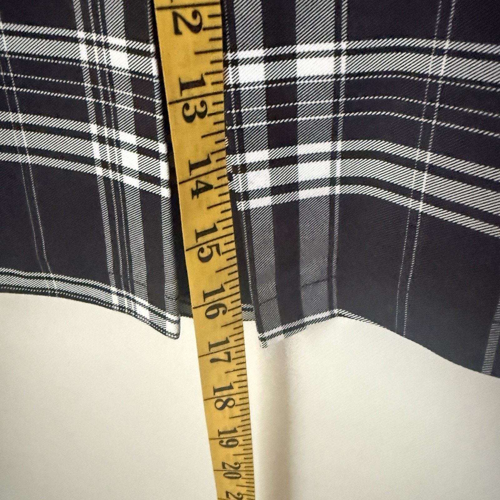 Other Y2K Punk Black Plaid Pleated Mini Skirt Grunge Schoolgirl Size 34" / US 12 / IT 48 - 5 Thumbnail