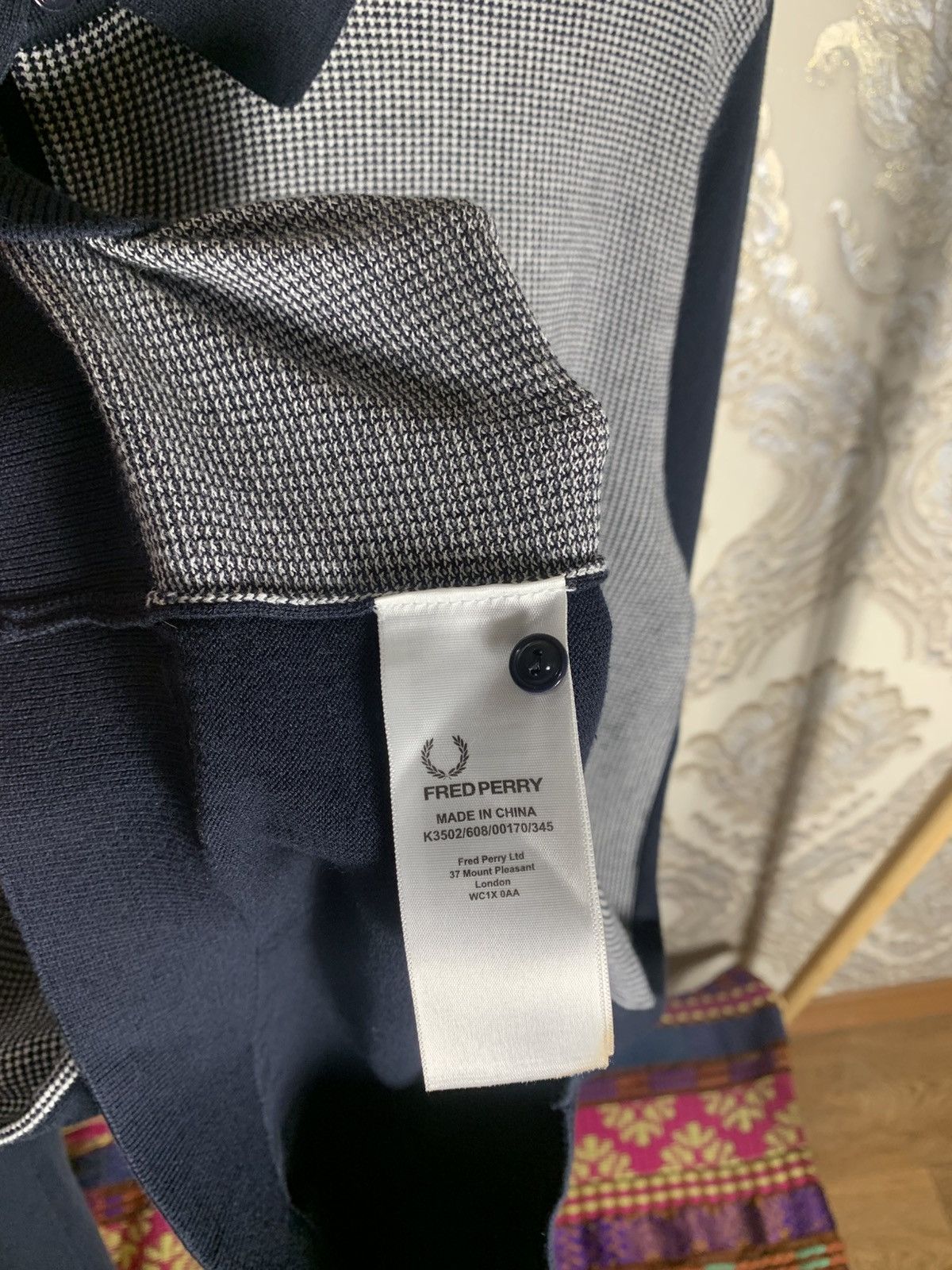 Fred Perry VINTAGE FRED PERRY LONG SLEEVE POLO CLASSIC CASUAL DESIGNER Size US L / EU 52-54 / 3 - 4 Thumbnail