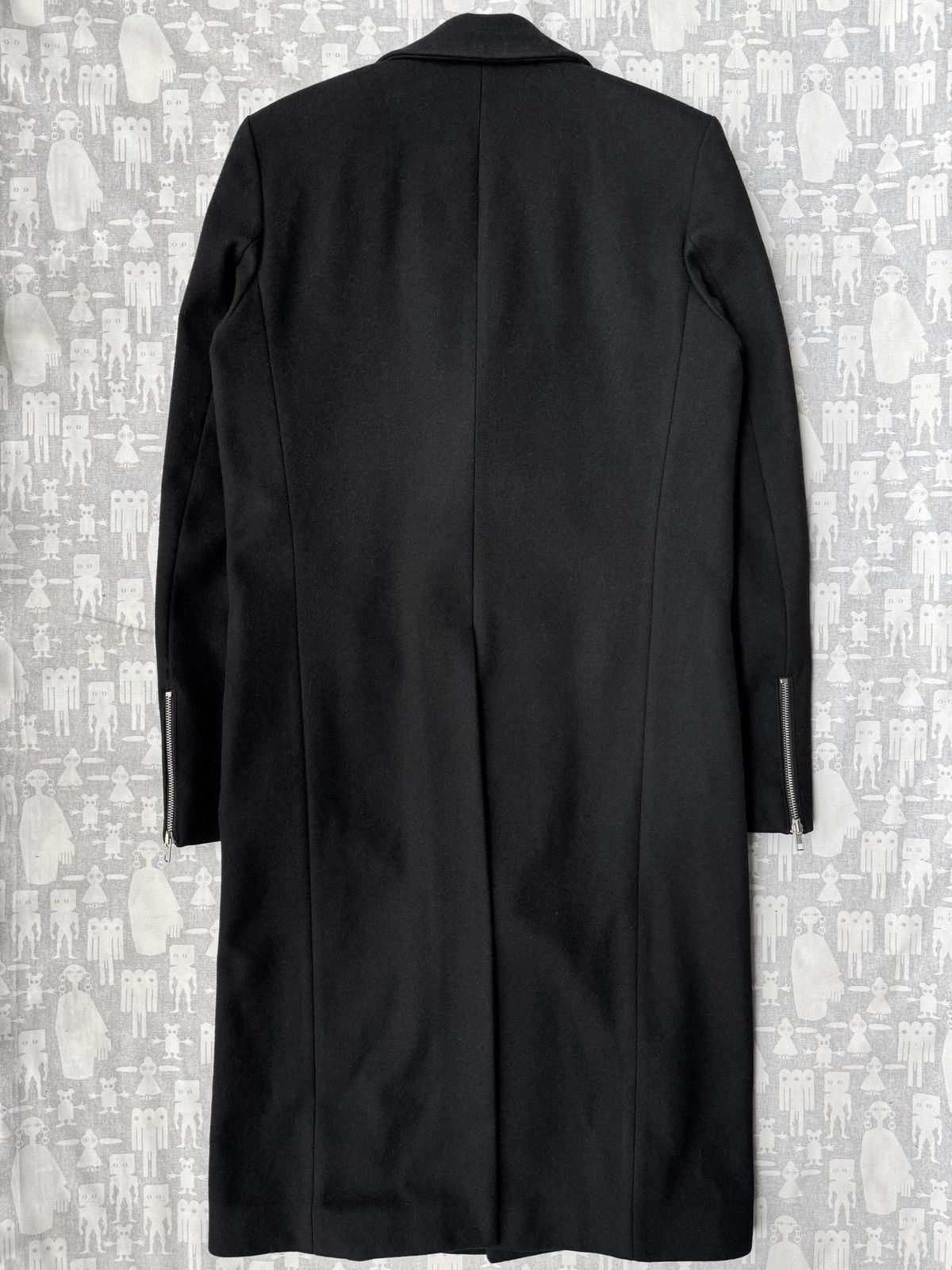Raf Simons Raf Simons AW99 Zipped Lapels Wool Chesterfield Coat Size US M / EU 48-50 / 2 - 4 Thumbnail