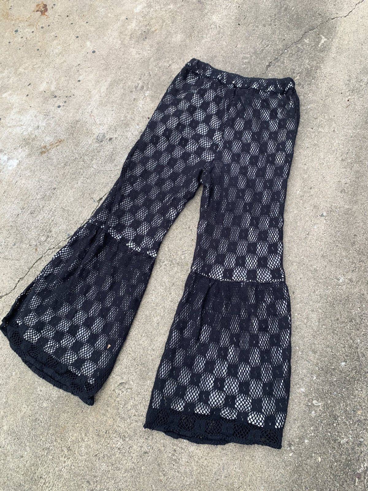 Ciaopanic steal 🔥flare ciaopanic mesh pants Size 30" / US 8 / IT 44 - 14 Thumbnail