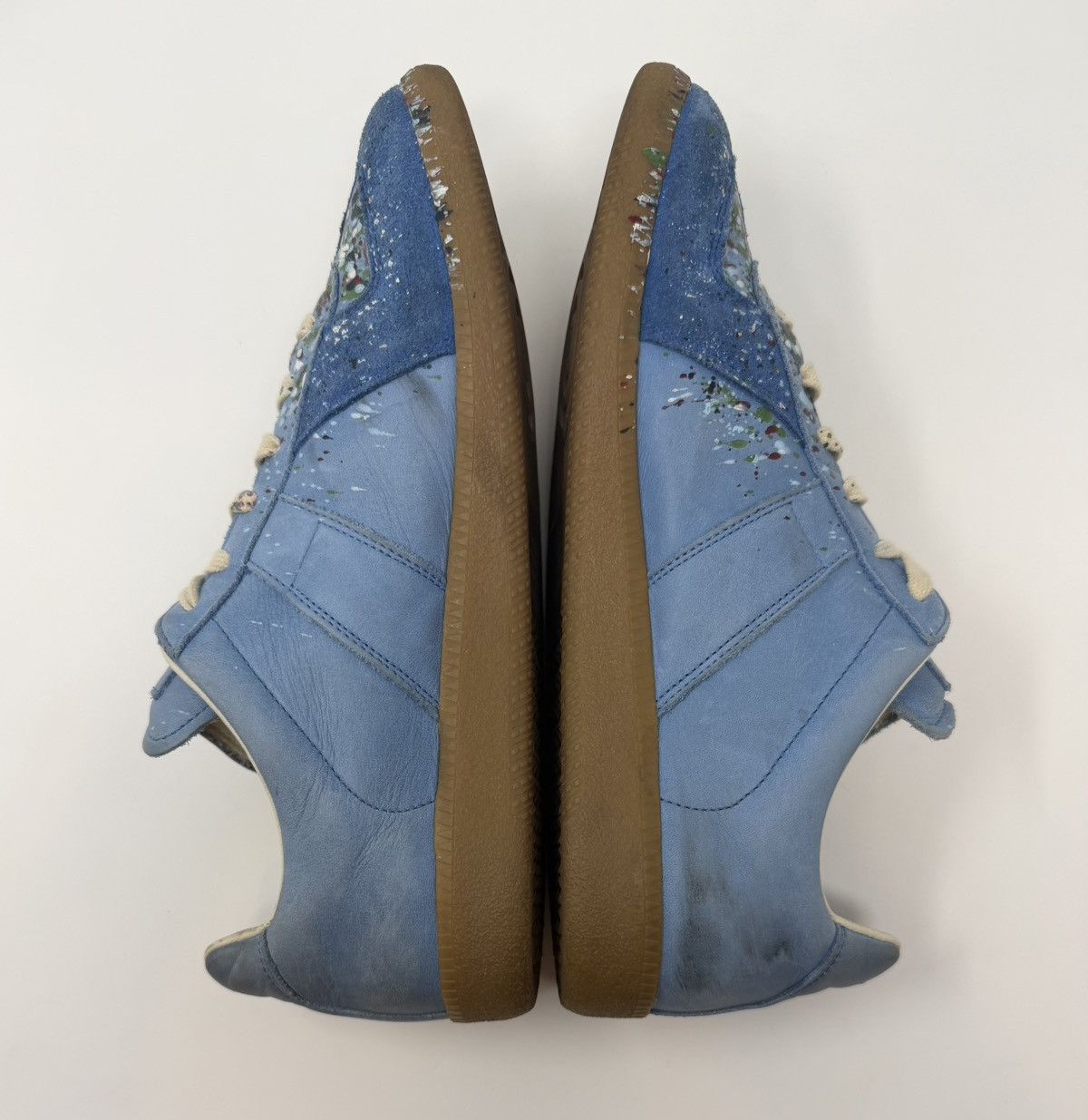 Maison Margiela Maison Margiela Paint Splatter Replica GAT Blue Size US 9 / EU 42 - 4 Thumbnail