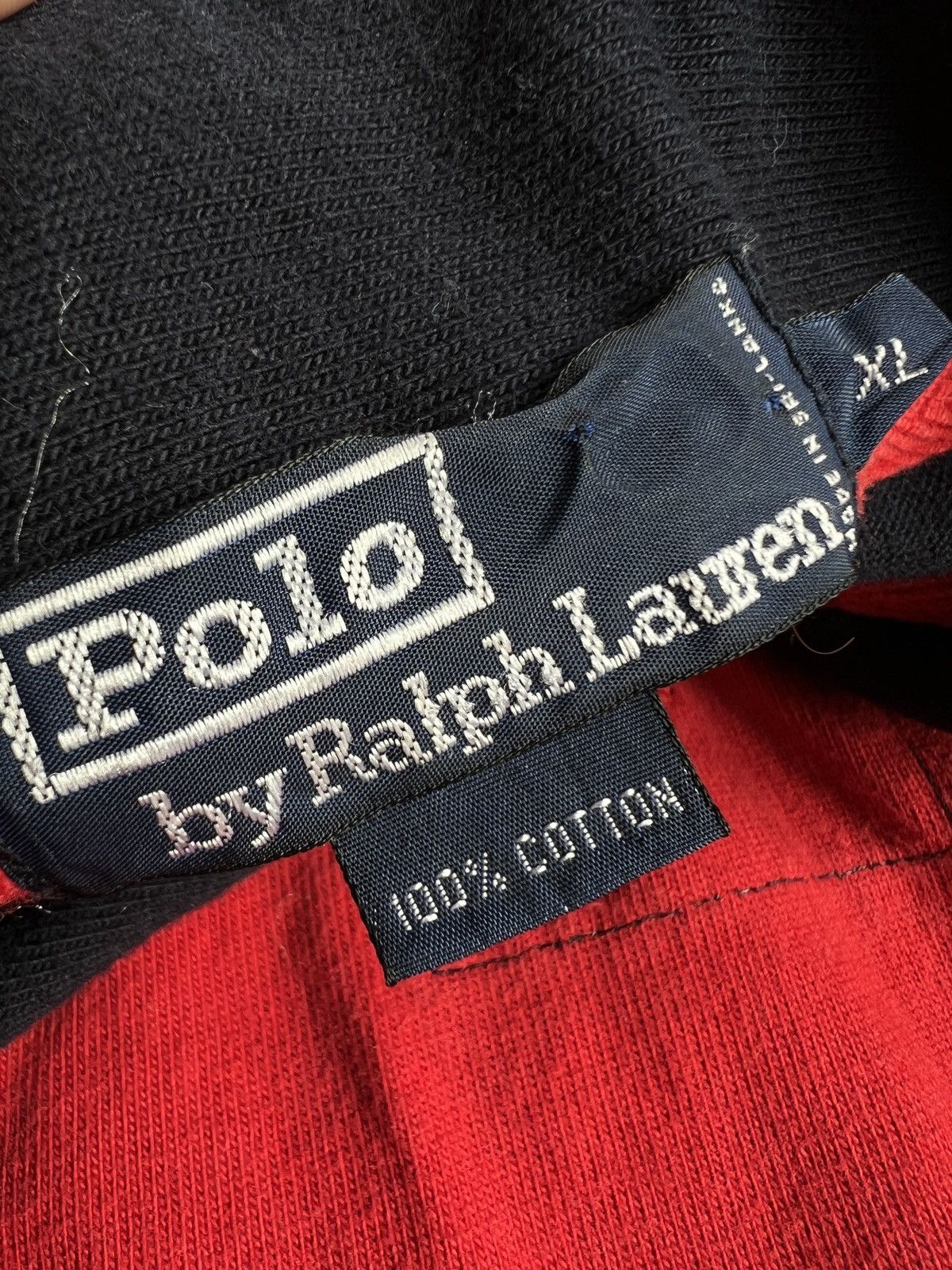Polo Ralph Lauren × Ralph Lauren × Vintage Vintage Polo Ralph Lauren Regby Sweatshirt Rare Size US XL / EU 56 / 4 - 3 Thumbnail