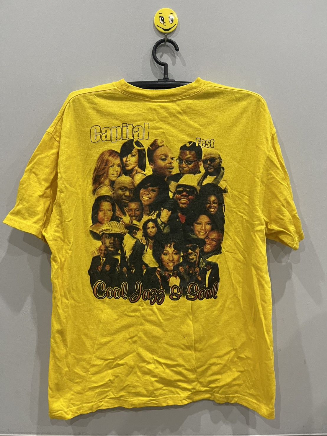 Band Tees Vintage Capital Jazz Fest Yellow Cool Jazz & Soul Music Size US XL / EU 56 / 4 - 3 Thumbnail
