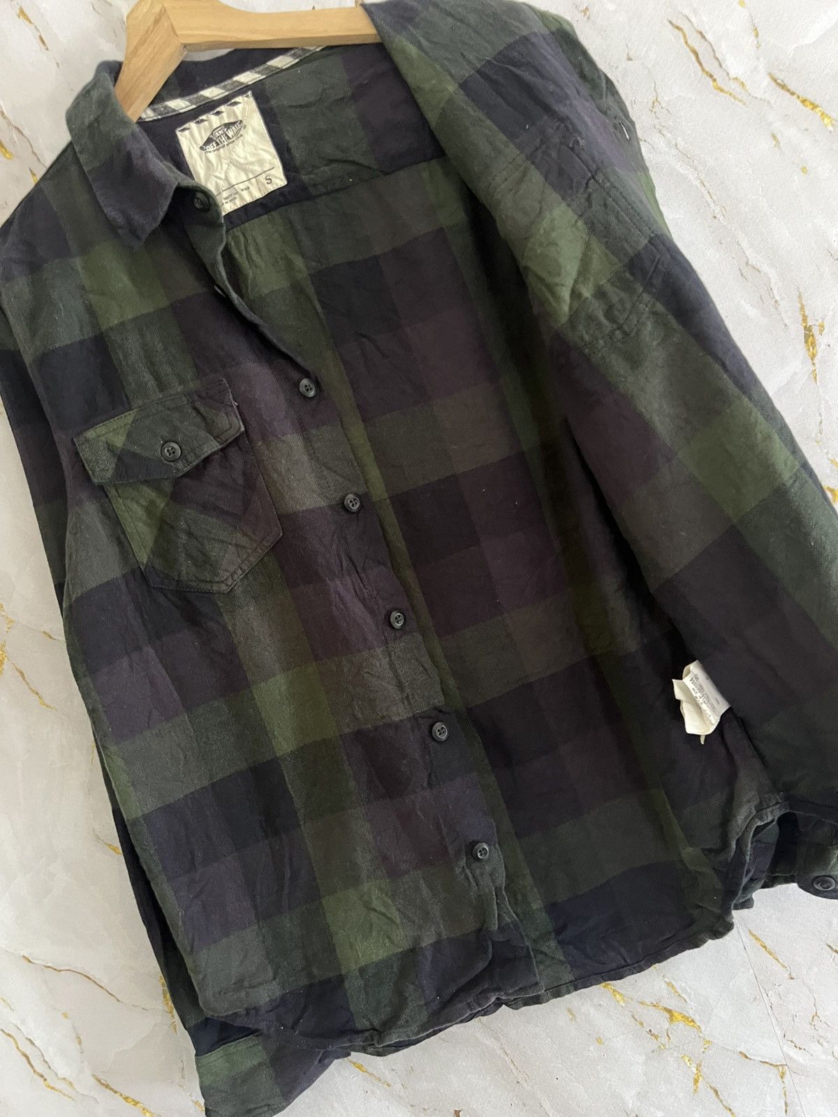 Vans Vintage Vans Tartan Button-Up–Skate Punk Streetwear Archive Size US S / EU 44-46 / 1 - 6 Thumbnail