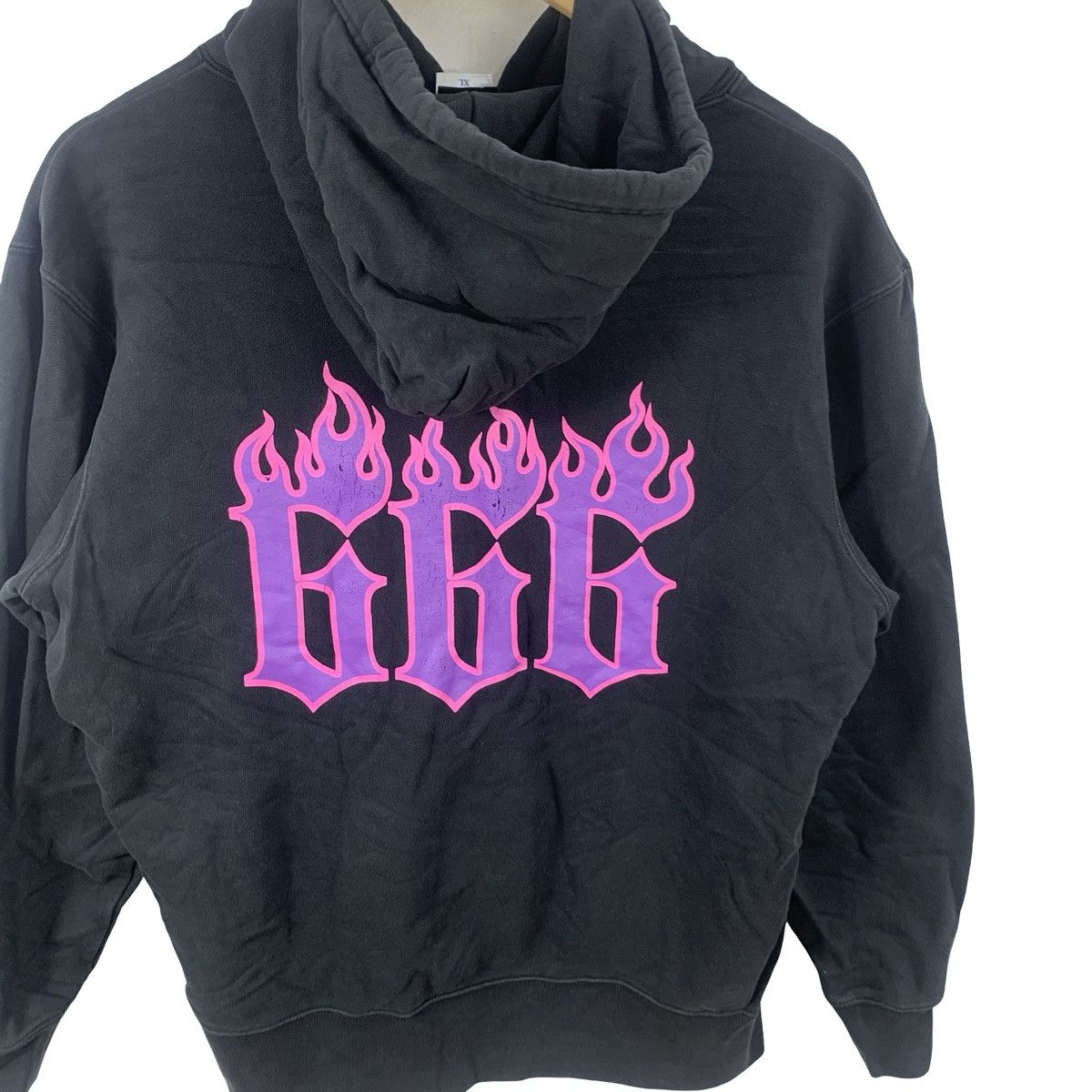 Anime Vintage DEMON FLAME AMINE Graphic Hoodie Streetwear Size US XL / EU 56 / 4 - 9 Thumbnail