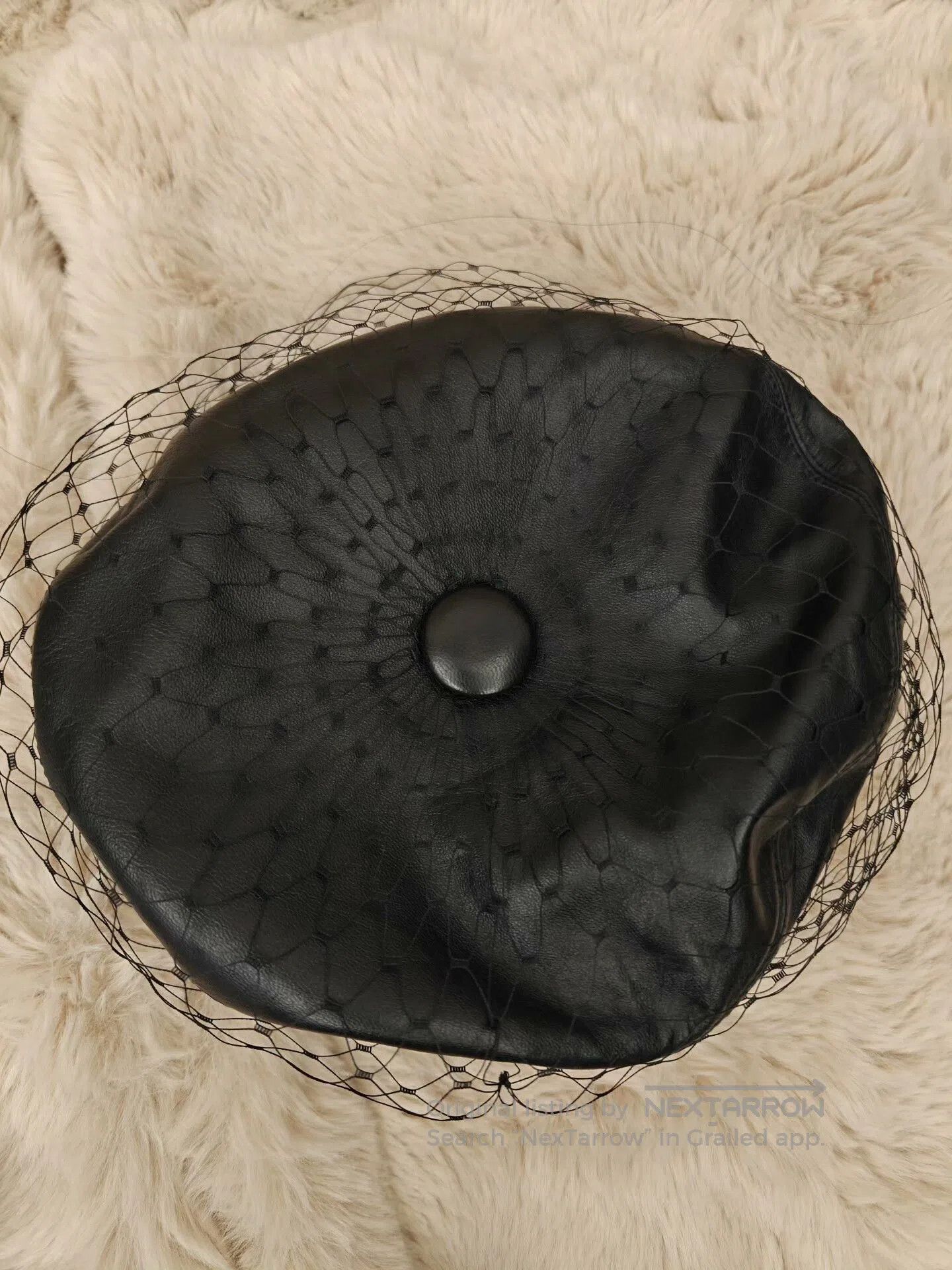 Dior Dior Black Tulle Beret Size 59. Size ONE SIZE - 5 Thumbnail
