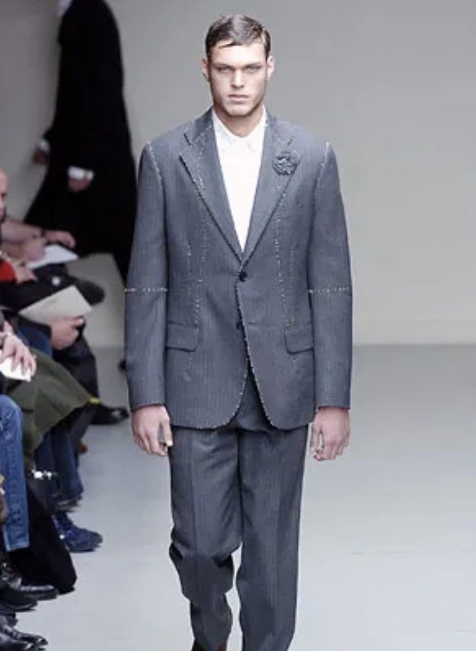 Issey Miyake AW 2005 Issey Miyake Show Hand Stitches Open Thread Blazer Size US M / EU 48-50 / 2 - 2 Thumbnail