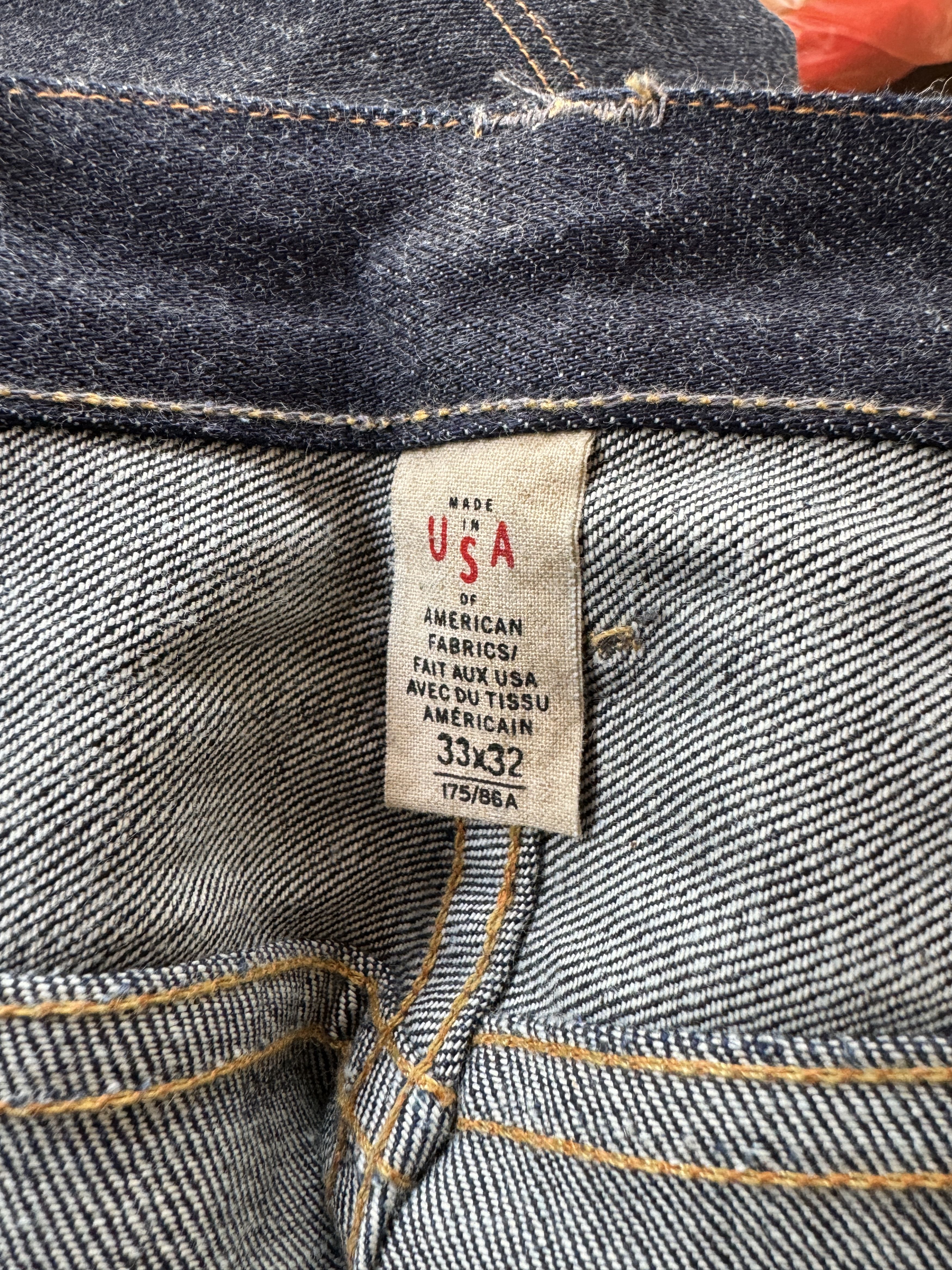 RRL Ralph Lauren × Ralph Lauren RRL DOUBLE RL TYPE 41 SELVEDGE JEANS ( W33) Size US 33 - 11 Thumbnail