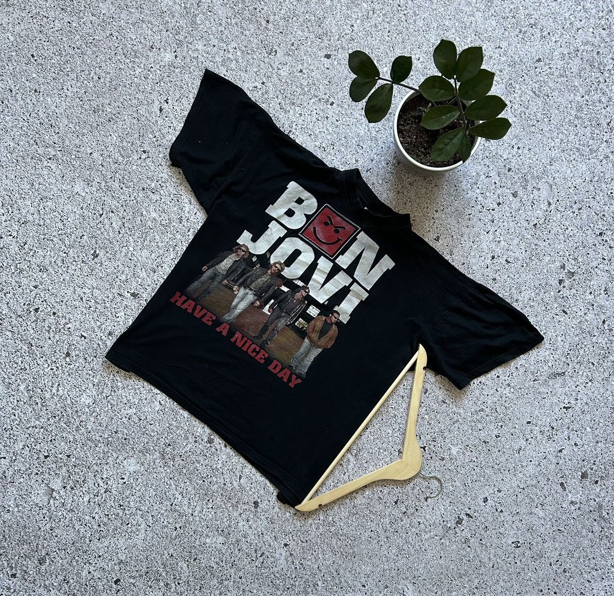 Band Tees × Bon Jovi Vintage Bon Jovi Have A Nice Day European Tour 2006 T-Shirt Size US XXL / EU 58 / 5 - 1 Thumbnail