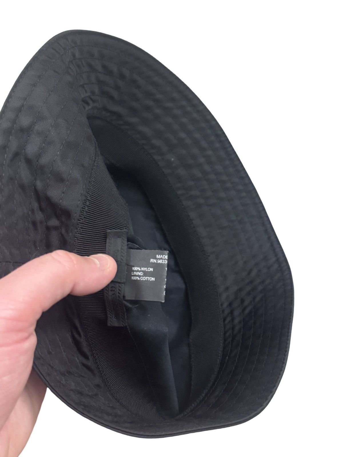 Prada 🔥925$ Prada Re-Nylon bucket hat/Prada Logo Nylon Bucket Hat Size ONE SIZE - 8 Thumbnail